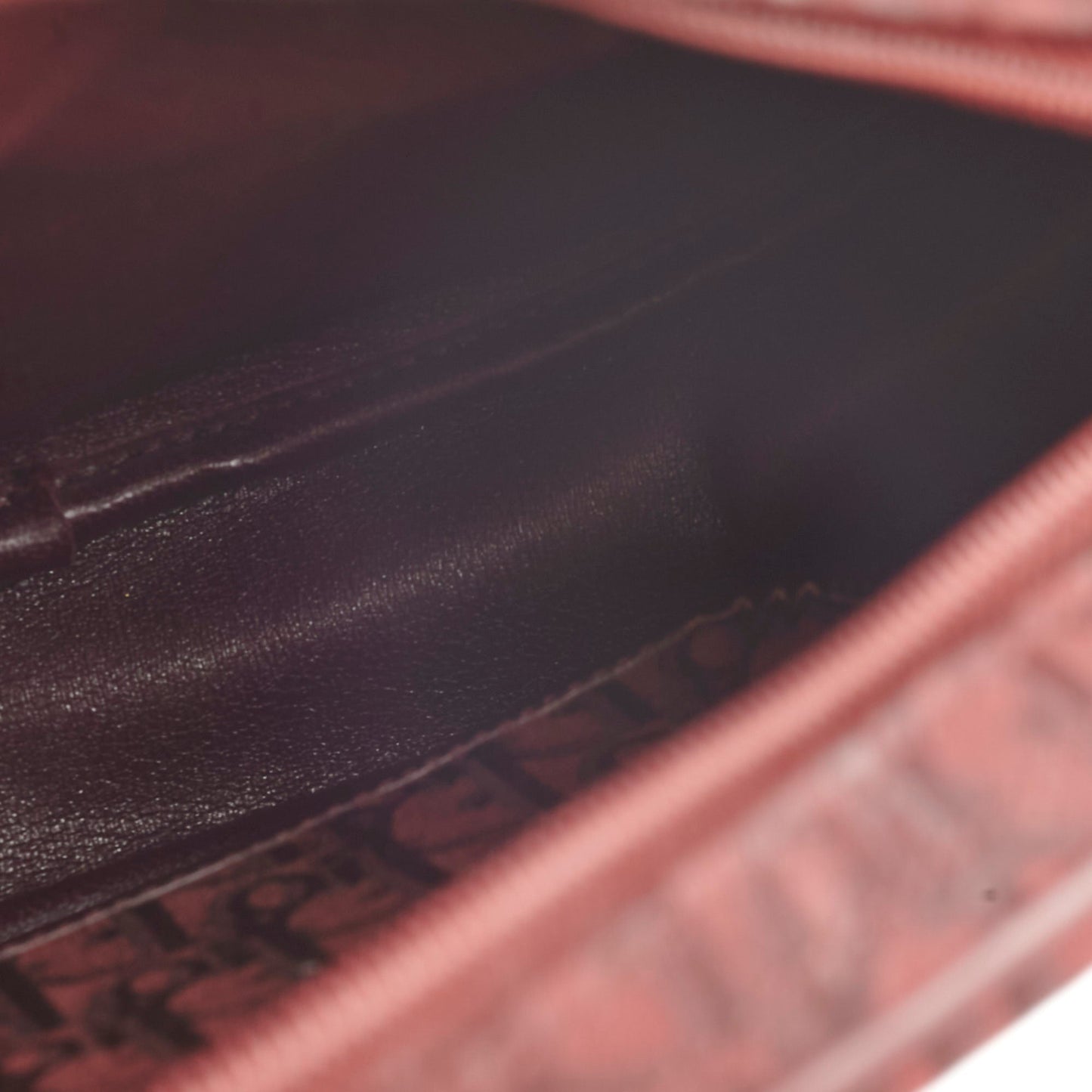 Dior   Burgundy Camera Bag Crossbody
