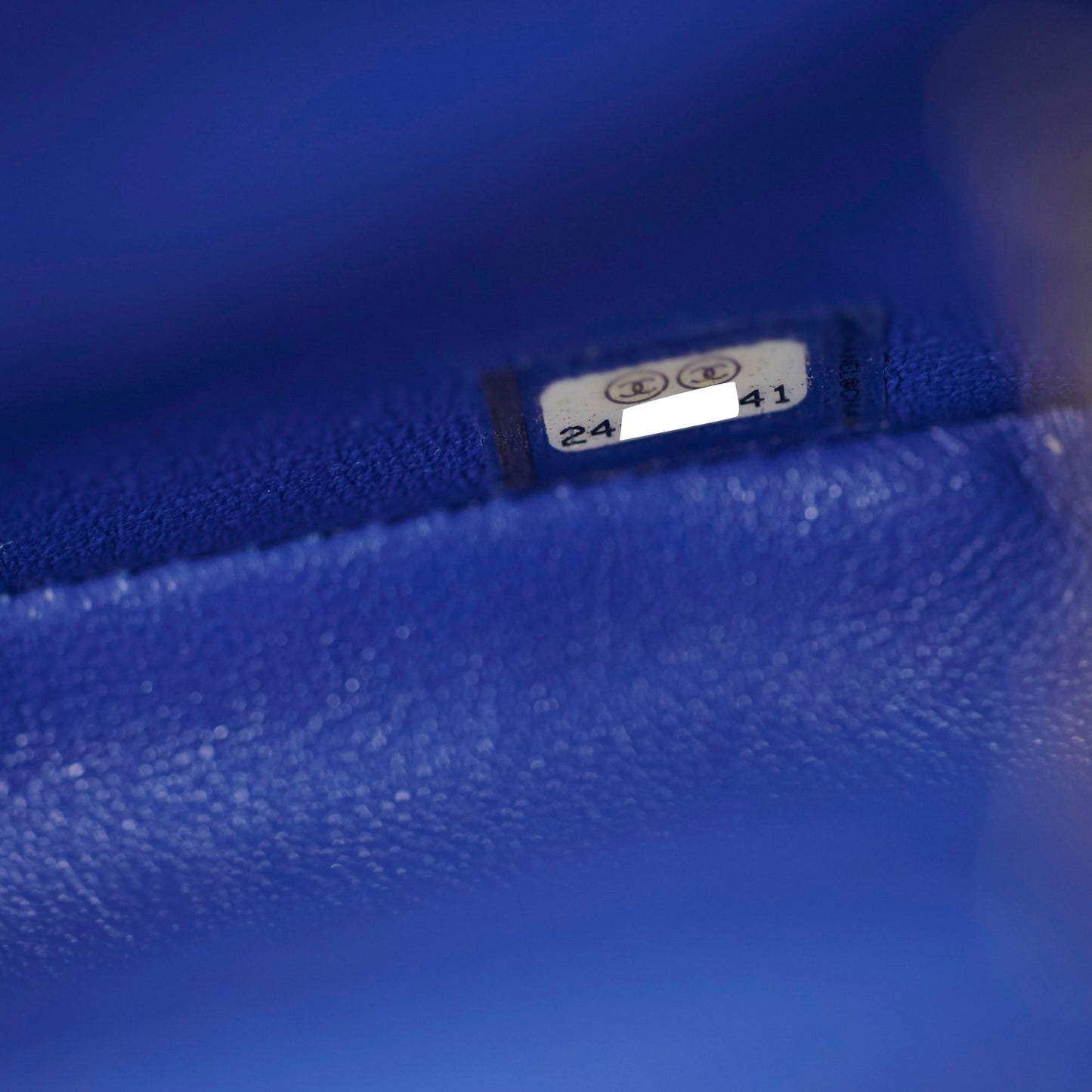 Chanel Mini Rectangular Chevron Blue