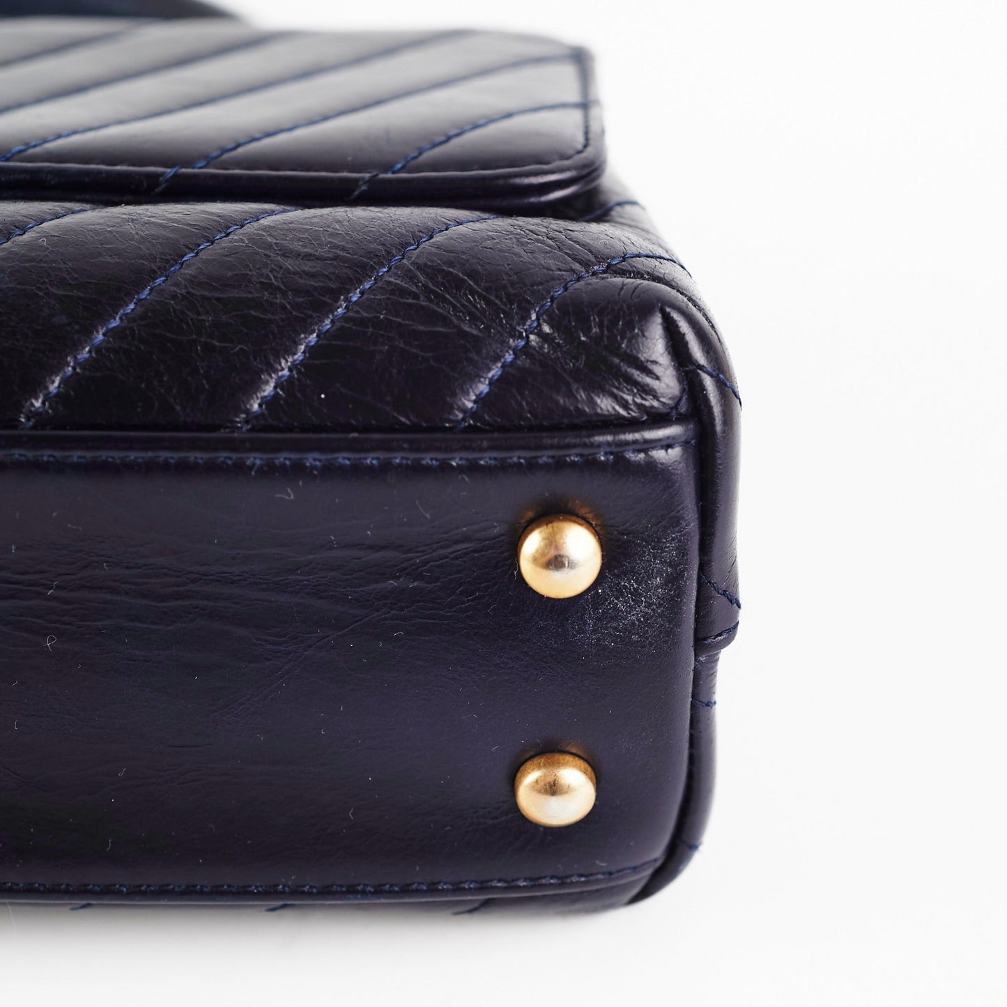 Chanel Small Coco Handle Dark Navy
