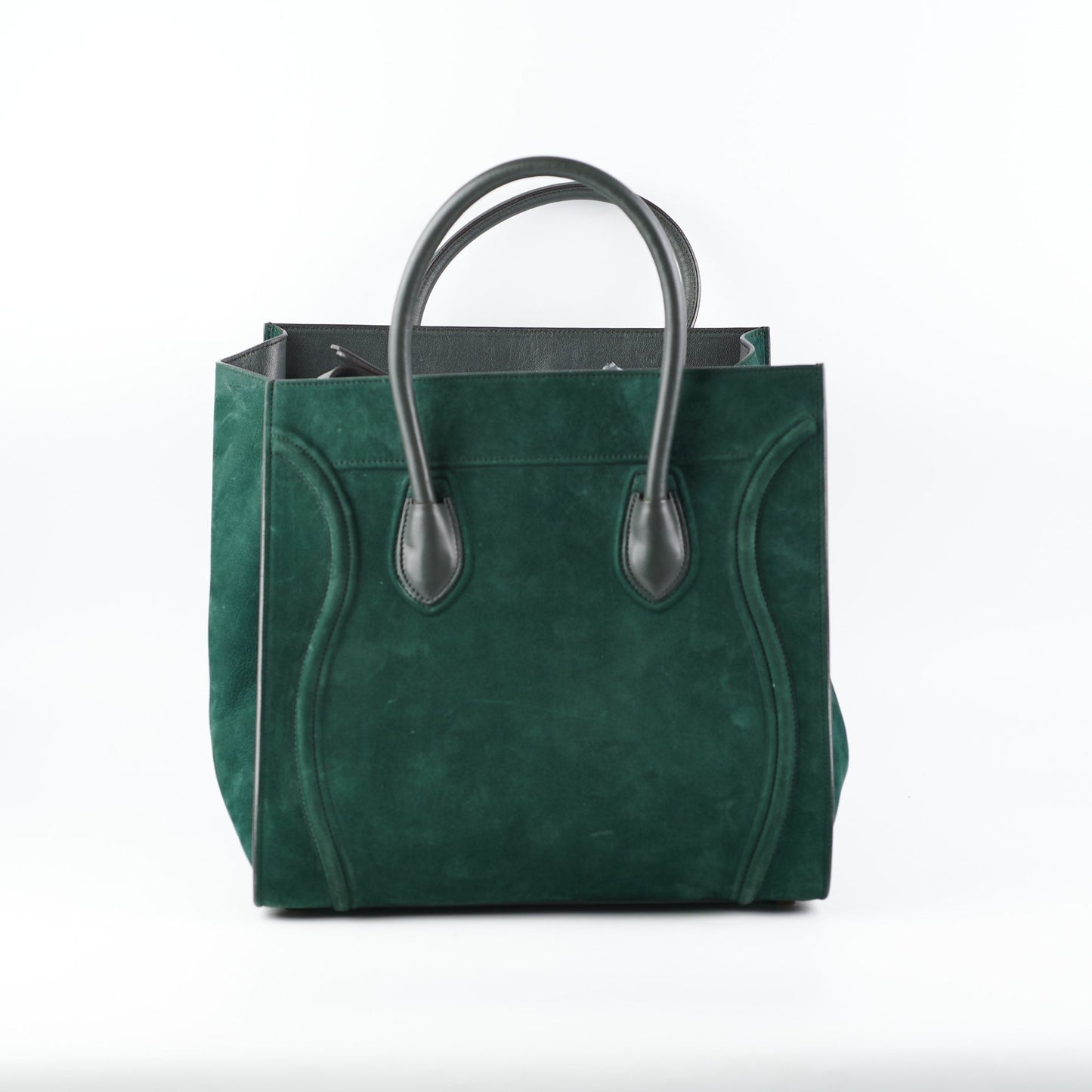 Luxury CELINE Mini Luggage Green