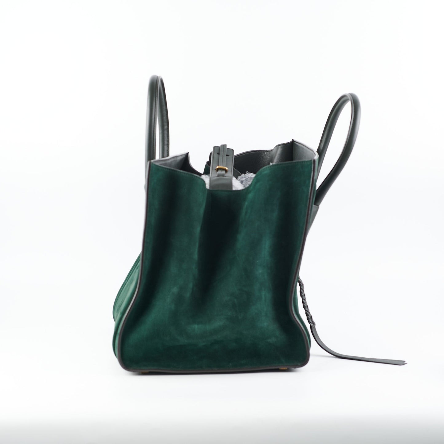 Luxury CELINE Mini Luggage Green