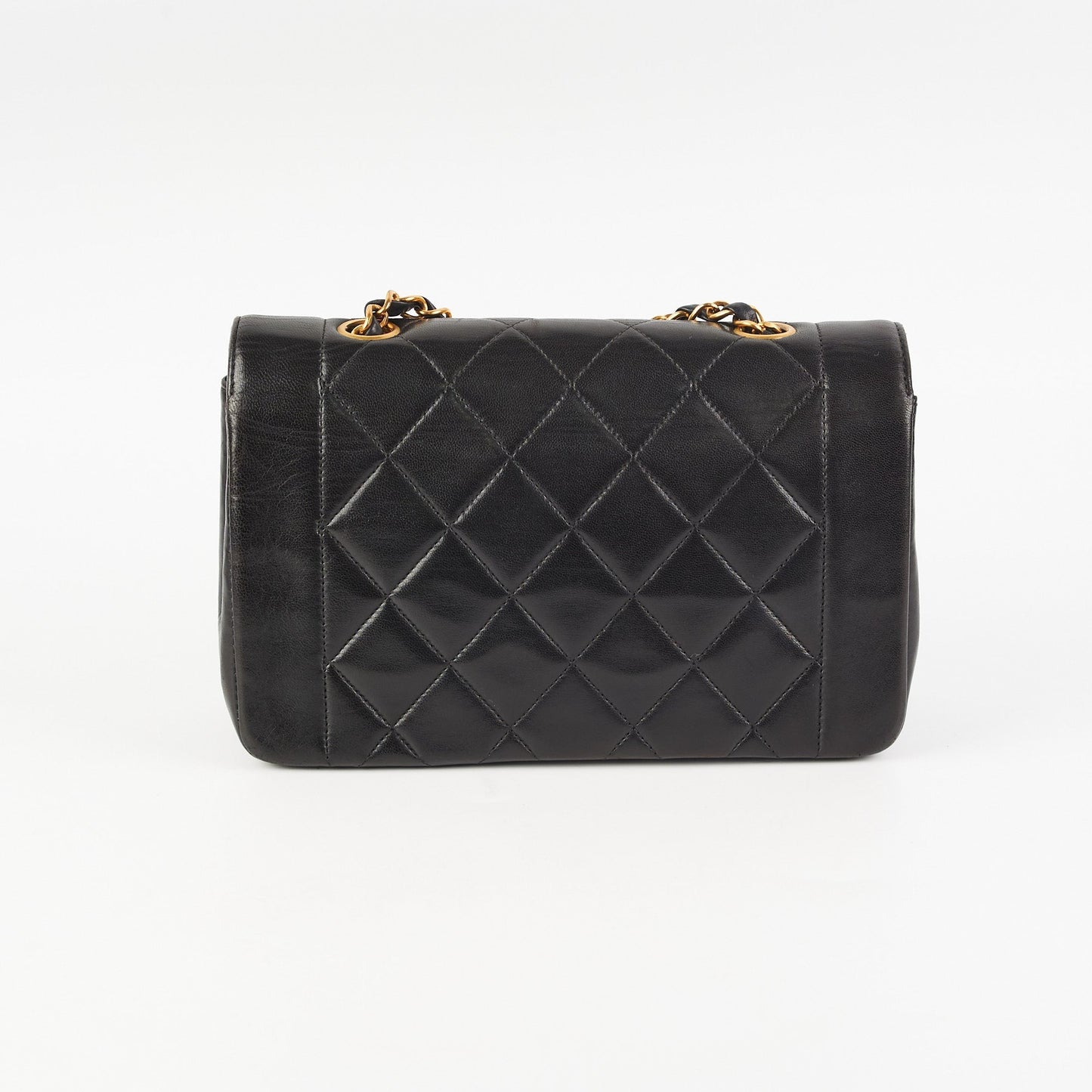 Chanel Small Diana GHW Black