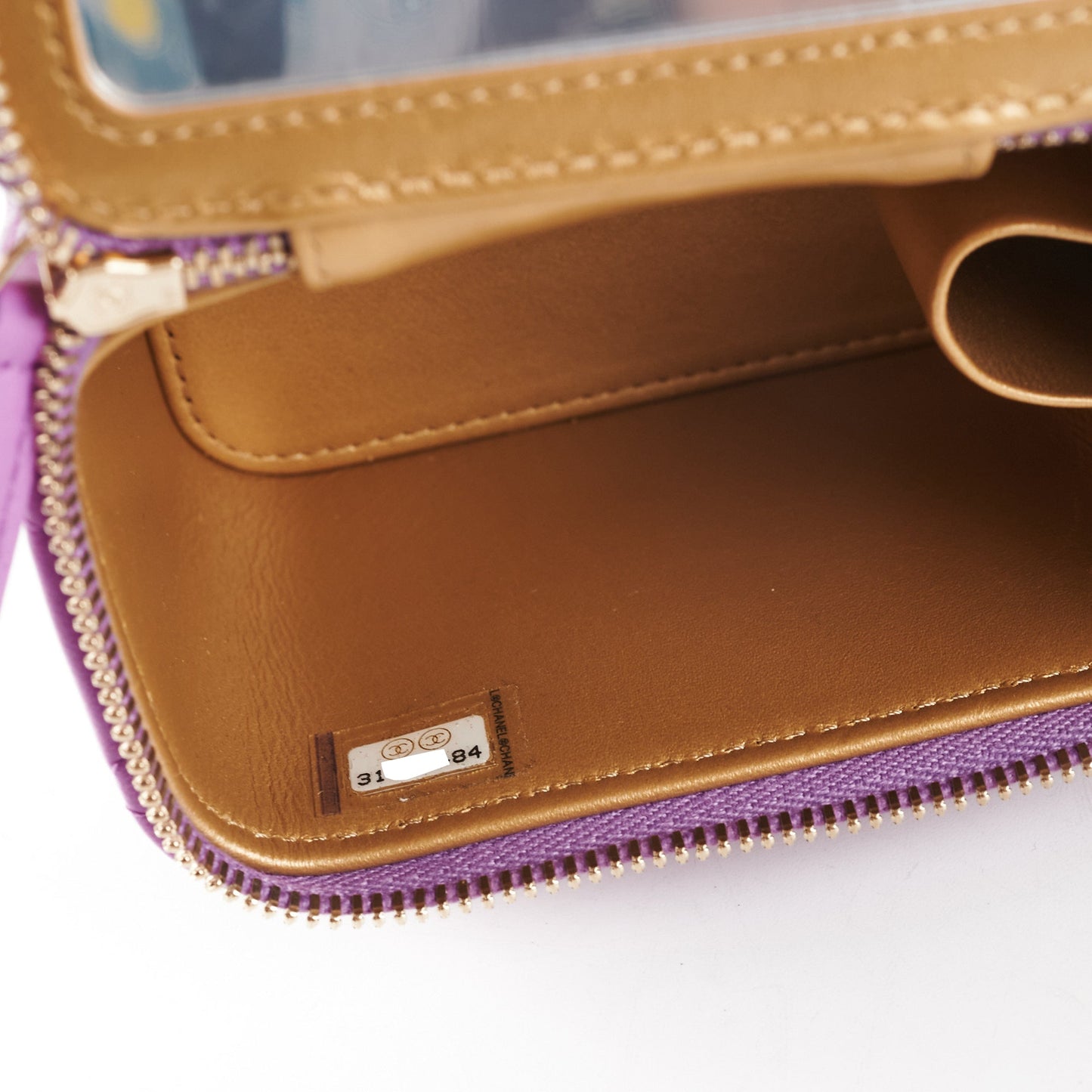 Chanel Pearl Crush Mini Vanity Case Purple