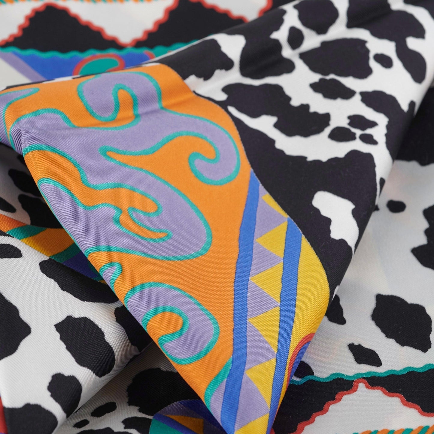 Hermes Carre Twill Apaloosa Des Steppes Silk