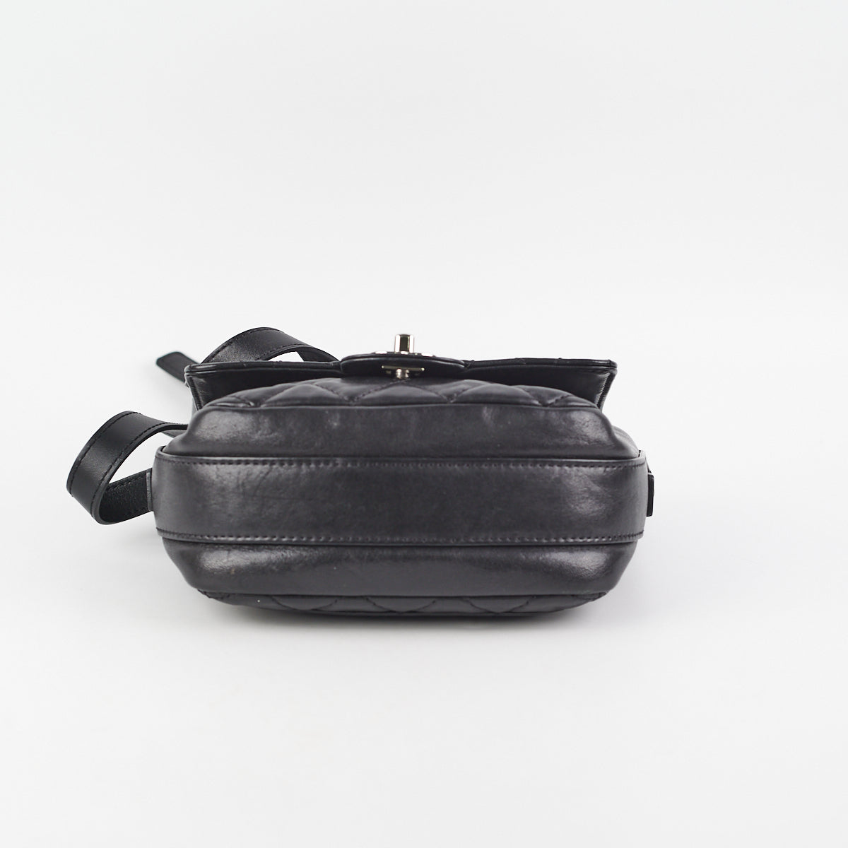 Chanel Quilted Sheriffs Star Square Black