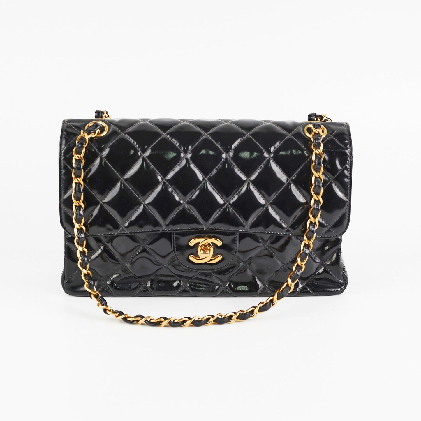 Chanel Double Sided Flap Bag Black