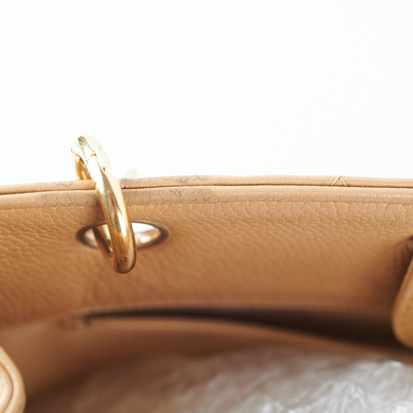 ITEM 15 - Chanel PST Caviar Dark Beige