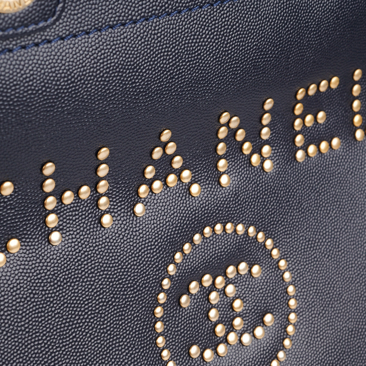Chanel Deauville Small Caviar Tote Navy