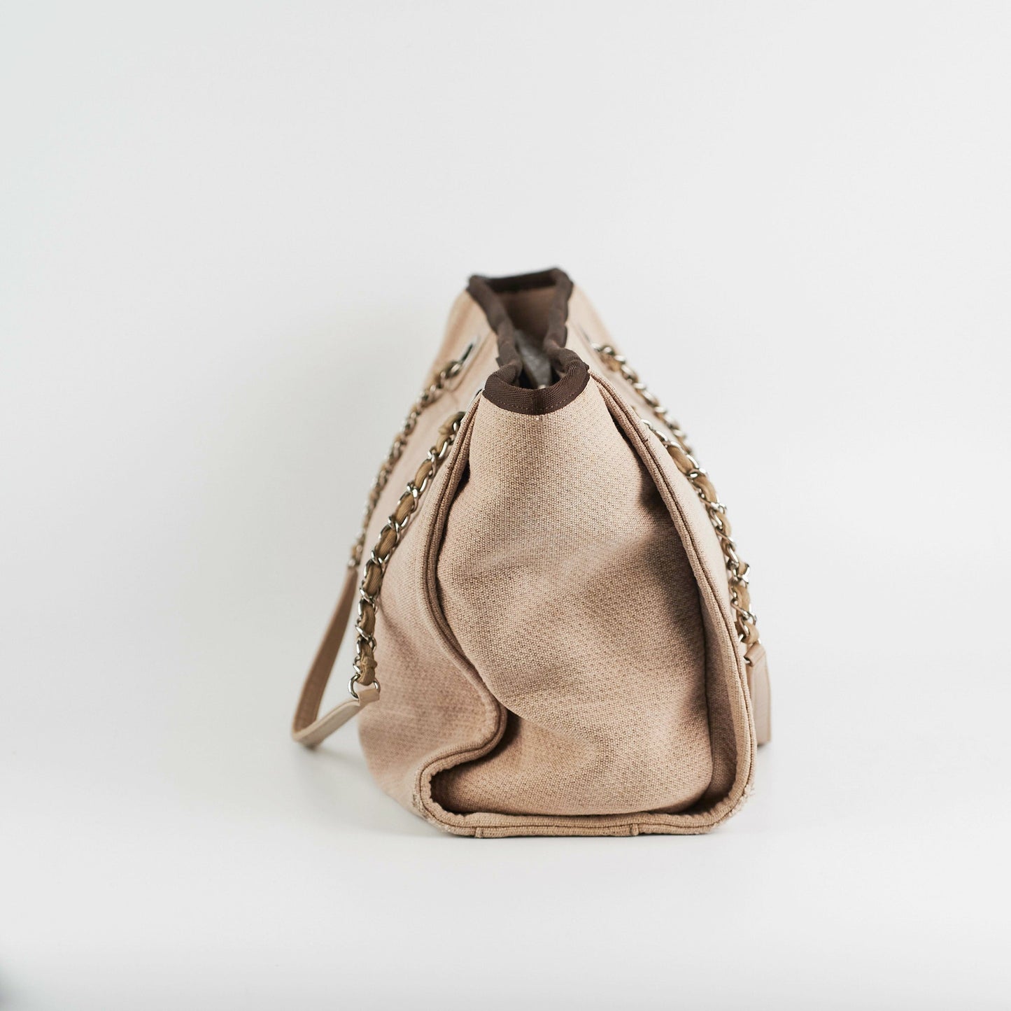 Chanel Deauville Tote Brown