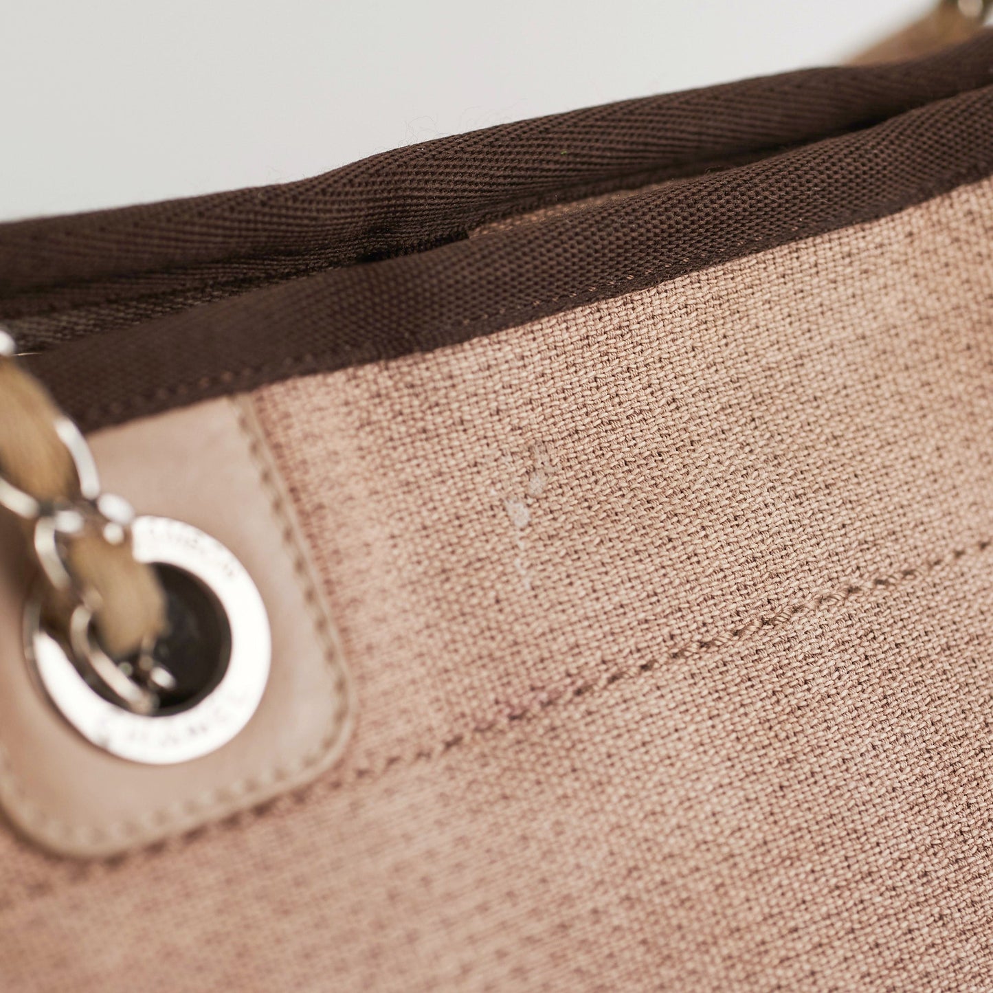 Chanel Deauville Tote Brown