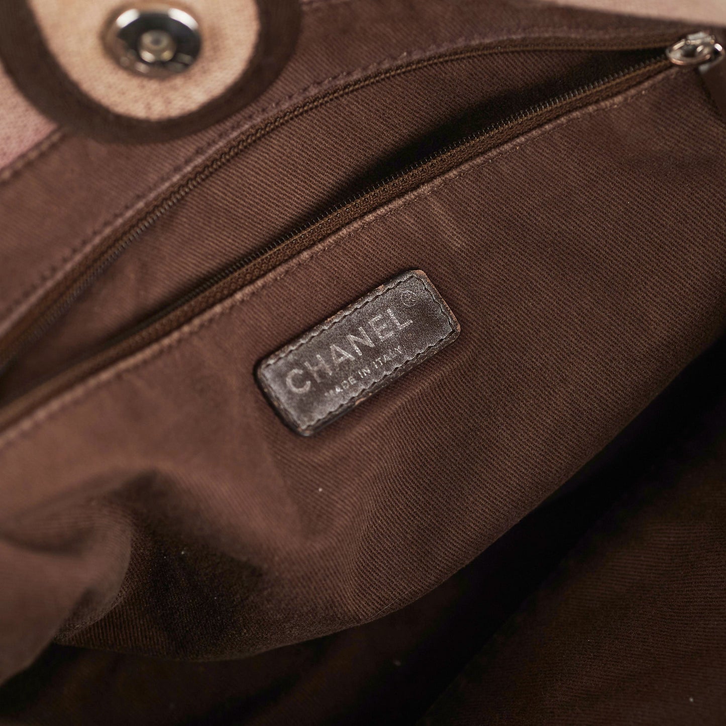Chanel Deauville Tote Brown