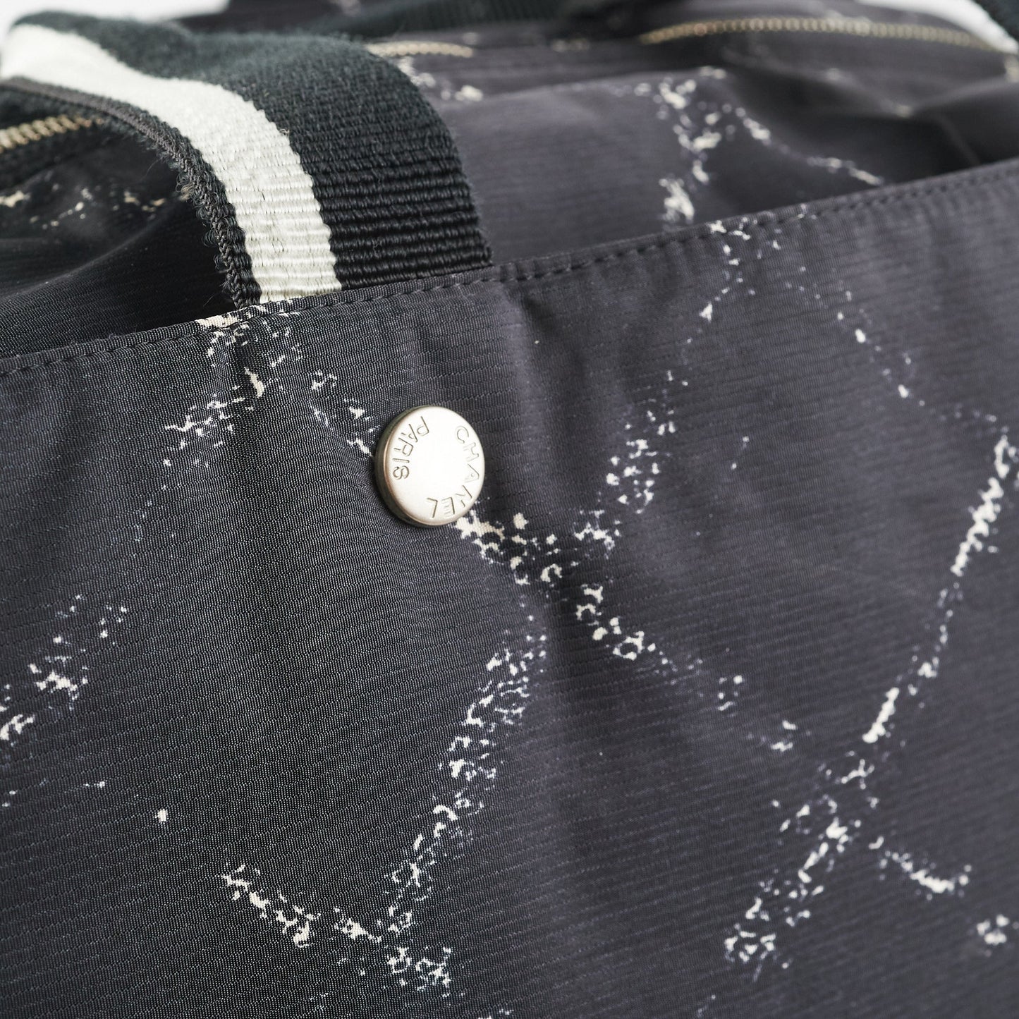Chanel Diamond - Print Tote Bag Black