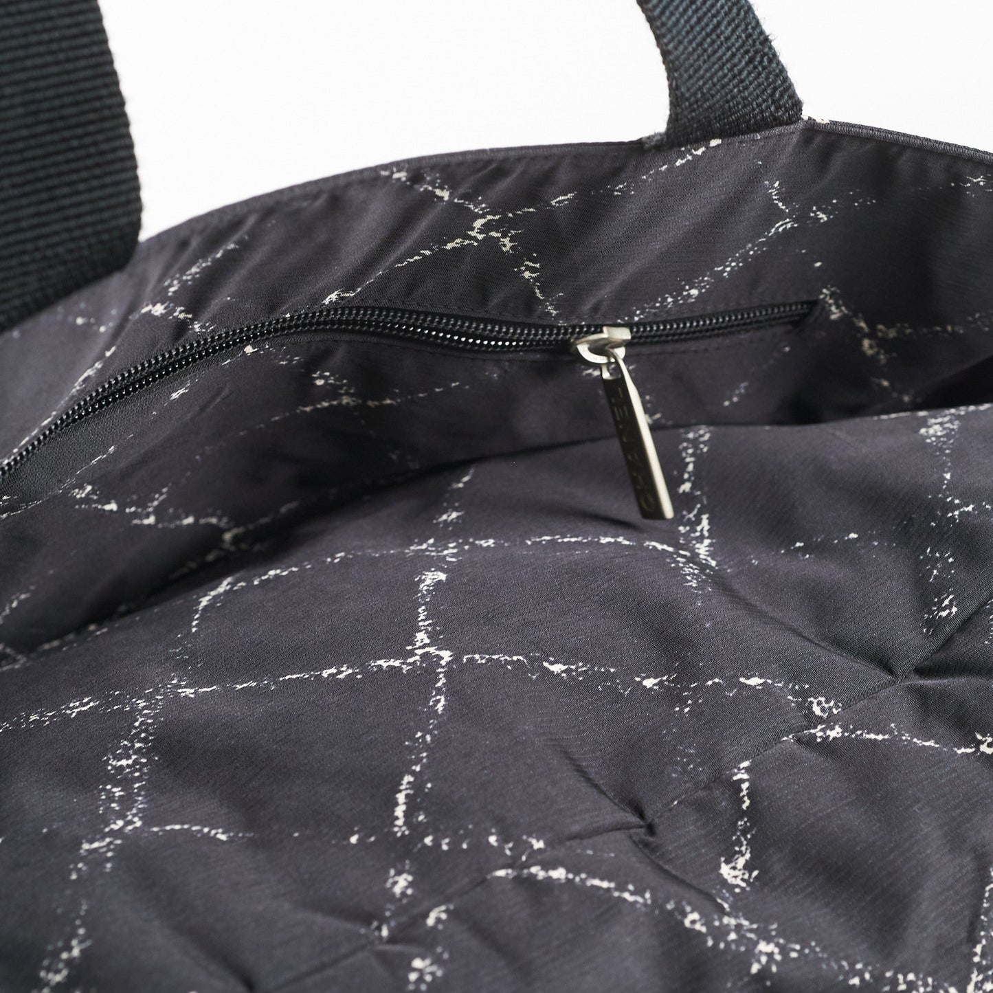 Chanel Diamond - Print Tote Bag Black