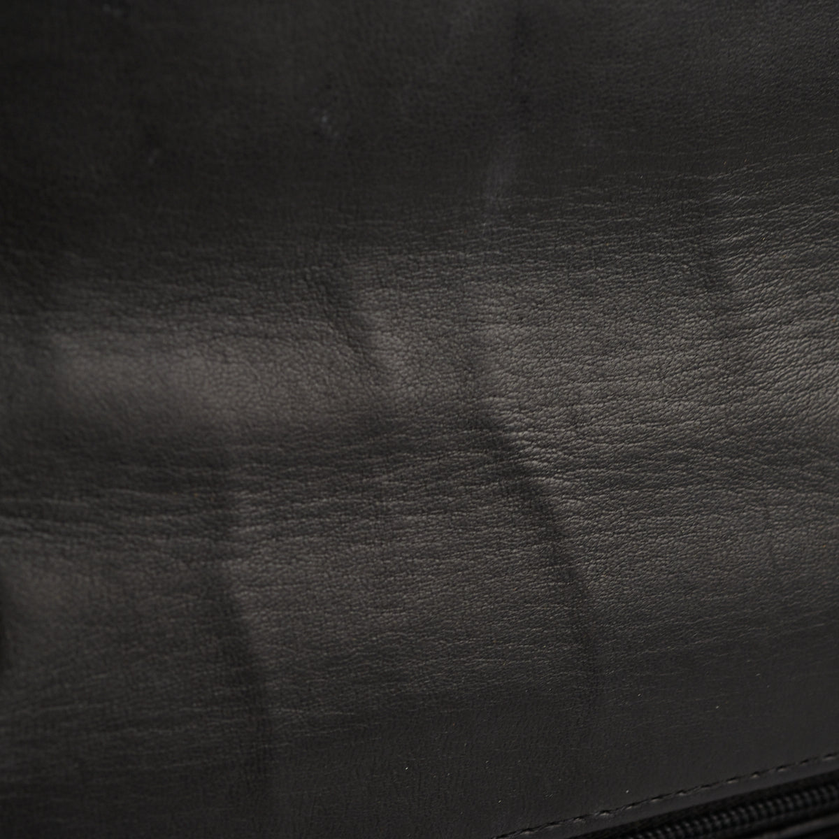 Chanel  Vertical Half Flap Black Shiny Leather