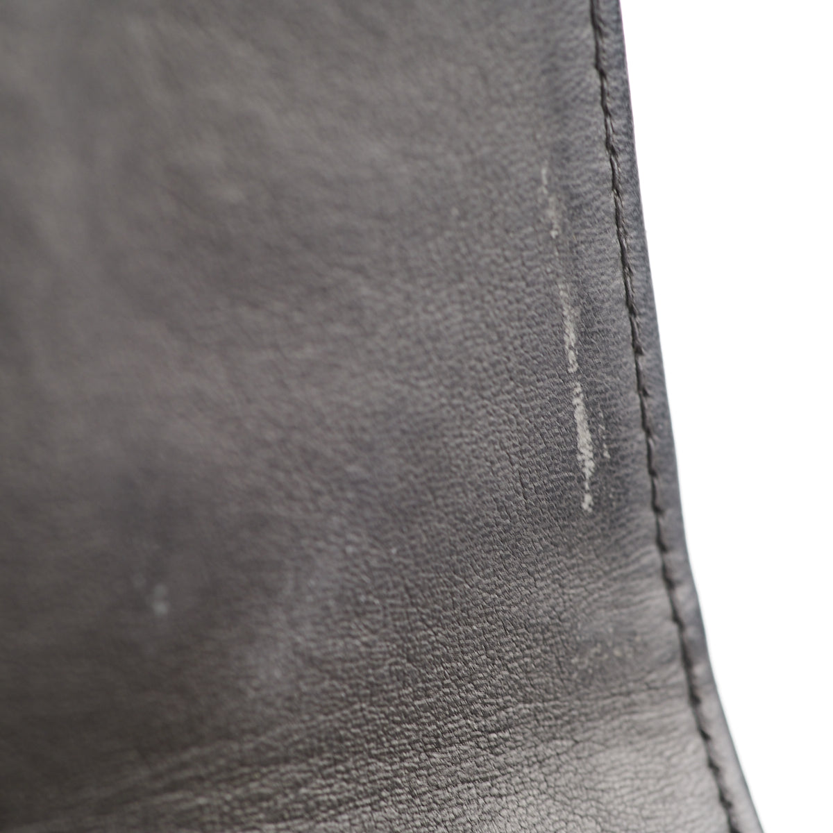 Chanel  Vertical Half Flap Black Shiny Leather