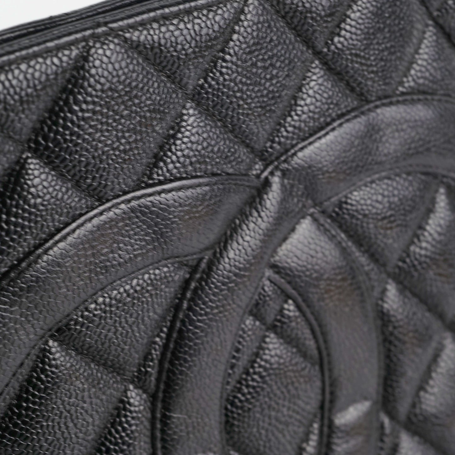 Chanel Madelion Black Caviar Tote