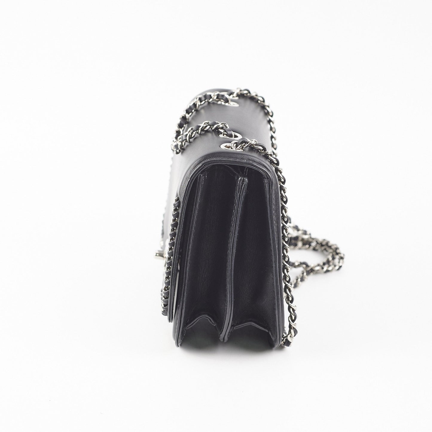 Chanel Seasonal Chain Flap Calfskin Shoulder Bag