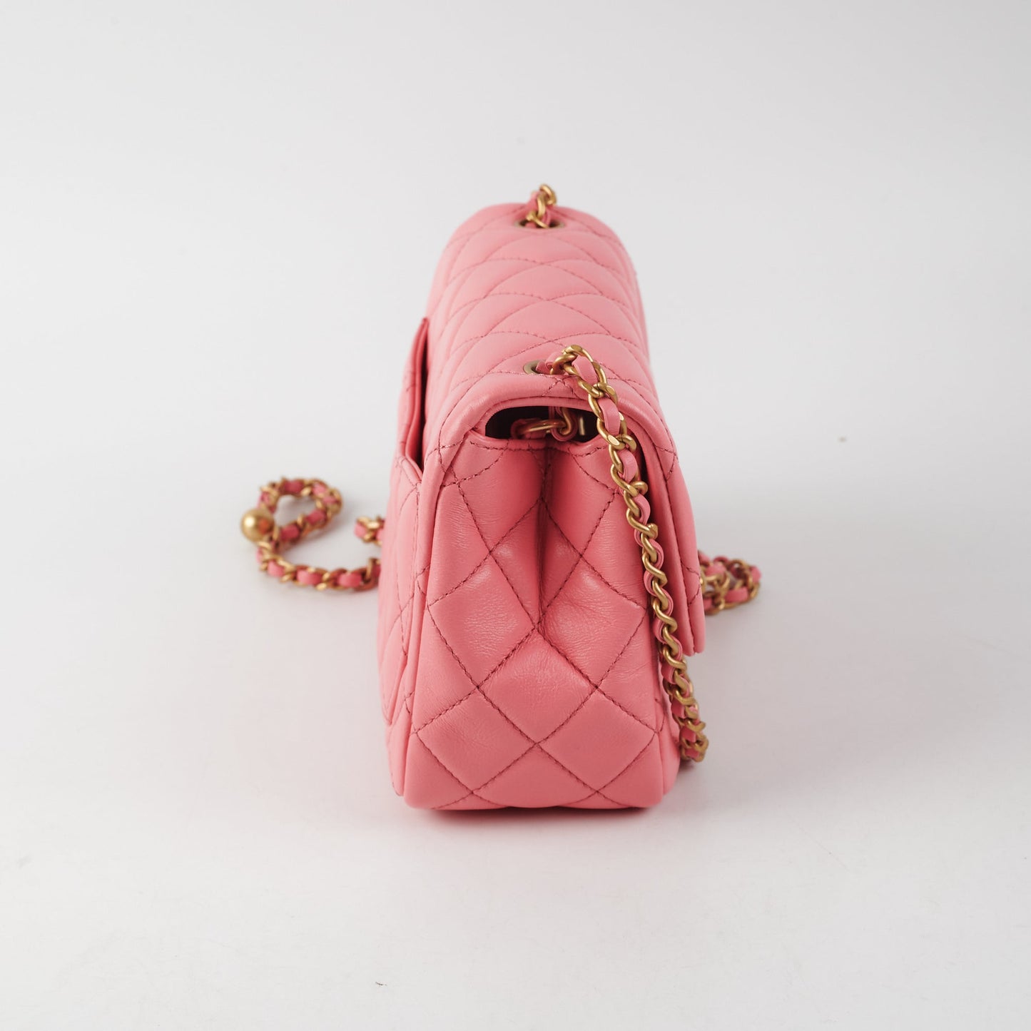 ITEM 9 - Chanel Mini Square Pink Microchipped