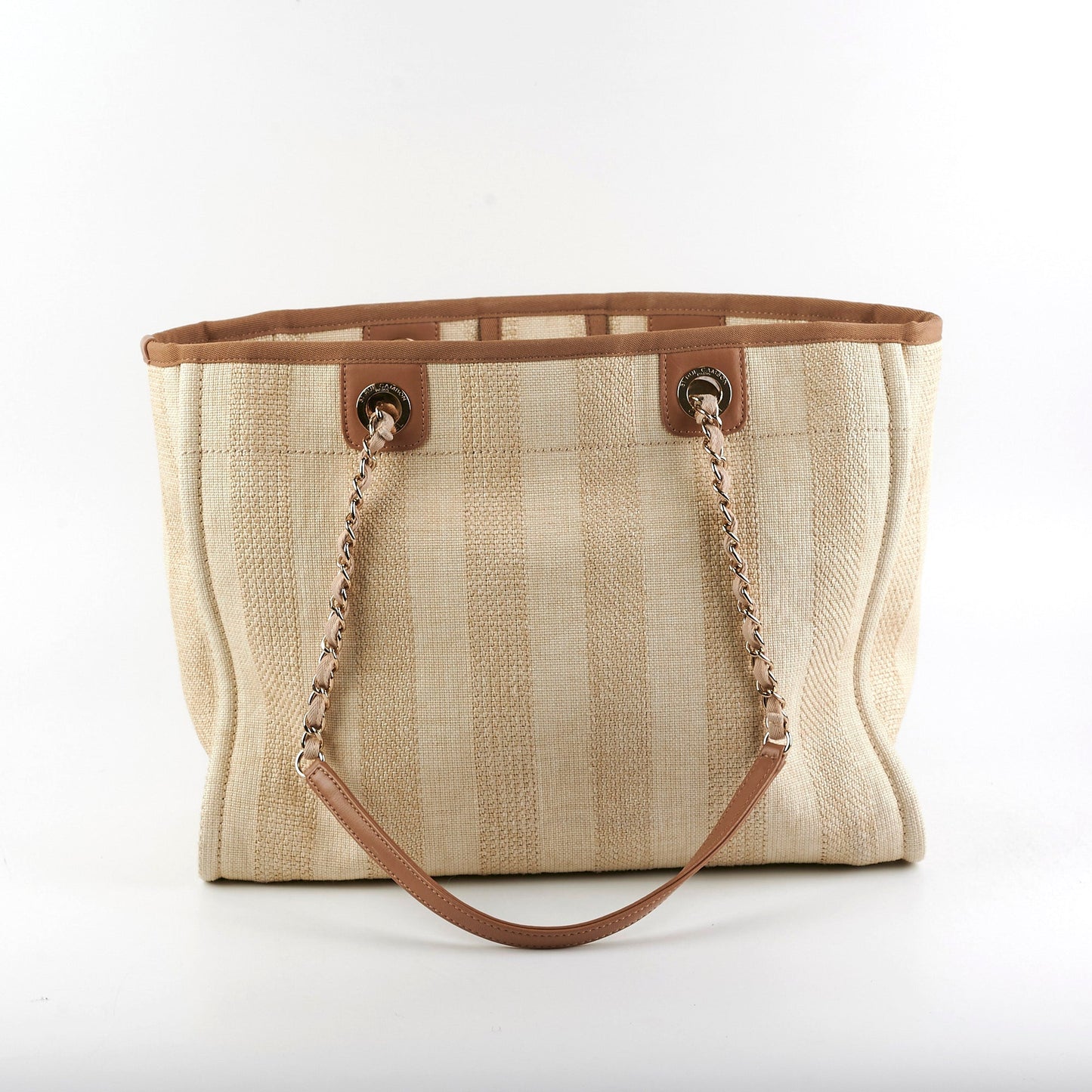 Chanel Deauville Small Beige Tote