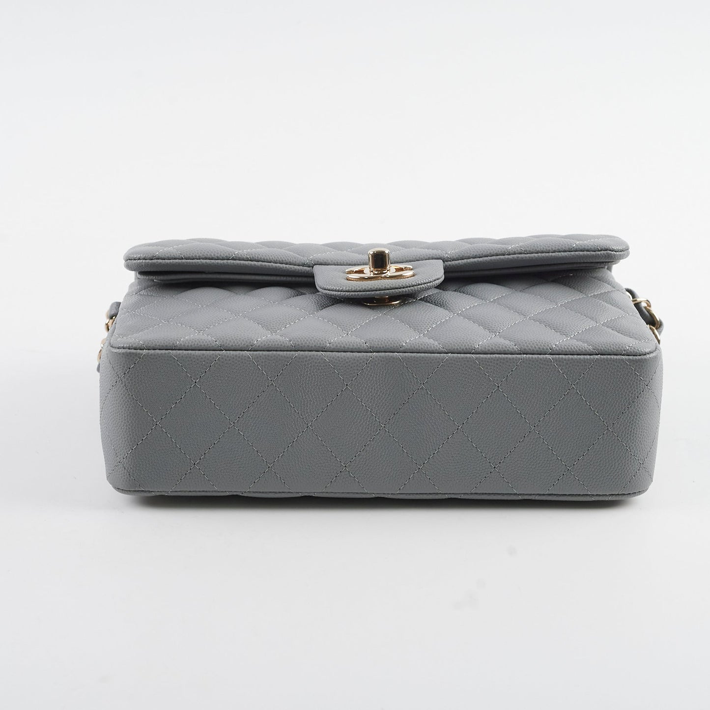 Chanel Classic Small Caviar Flap Grey 29 Series