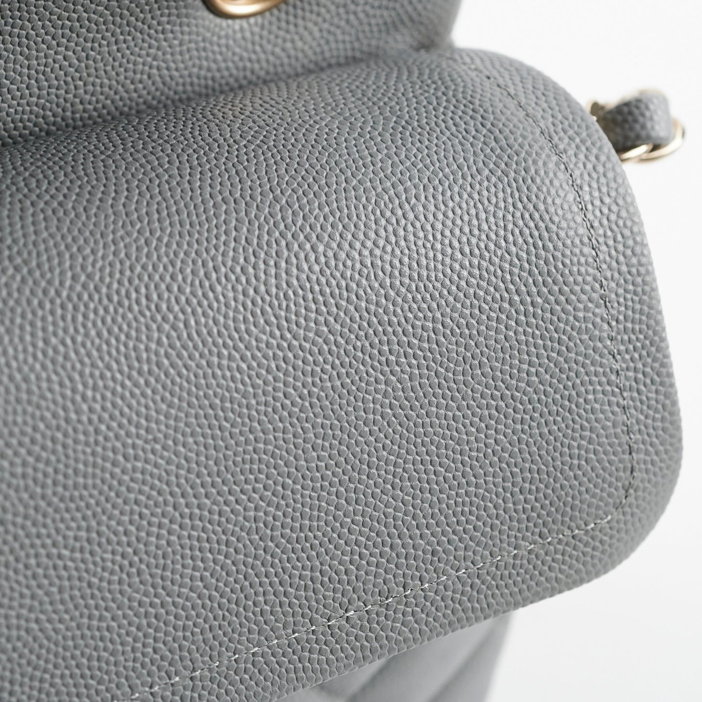 Chanel Classic Small Caviar Flap Grey 29 Series