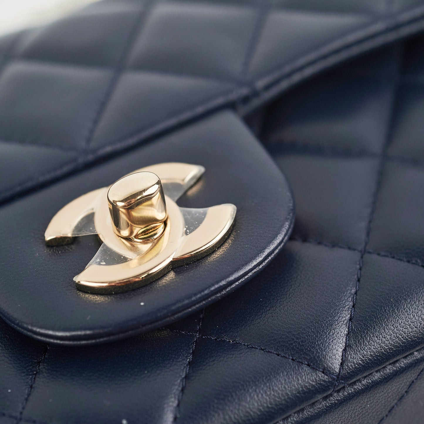 Chanel Mini Rectangular Navy