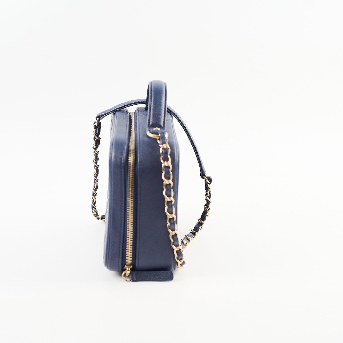 Chanel Filigree Vanity Navy Blue Caviar - Series 29