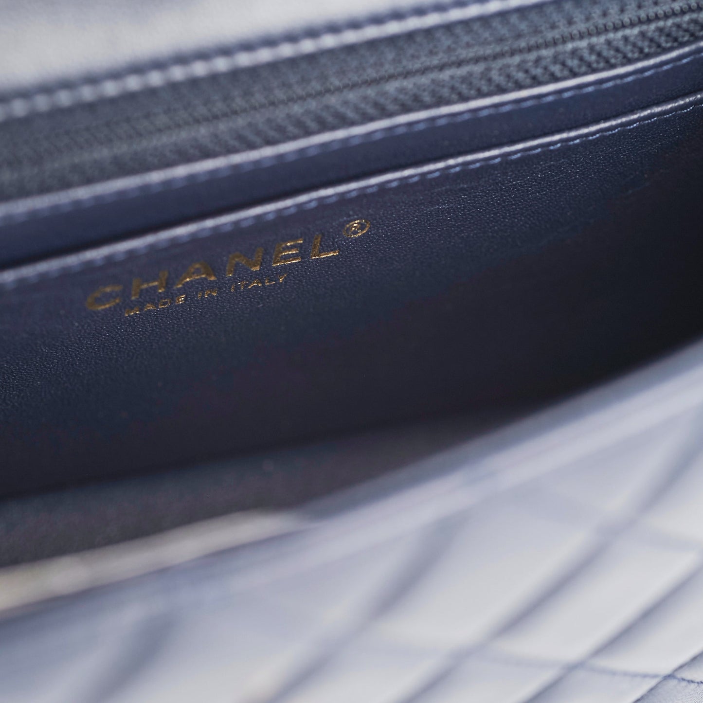 Chanel Mini Rectangular Navy