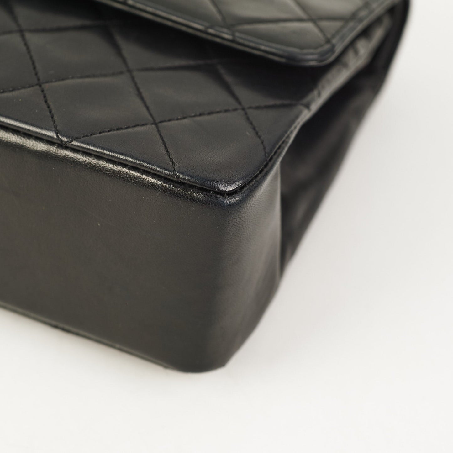 Chanel  Quilted Medium/Large Classic Flap Black