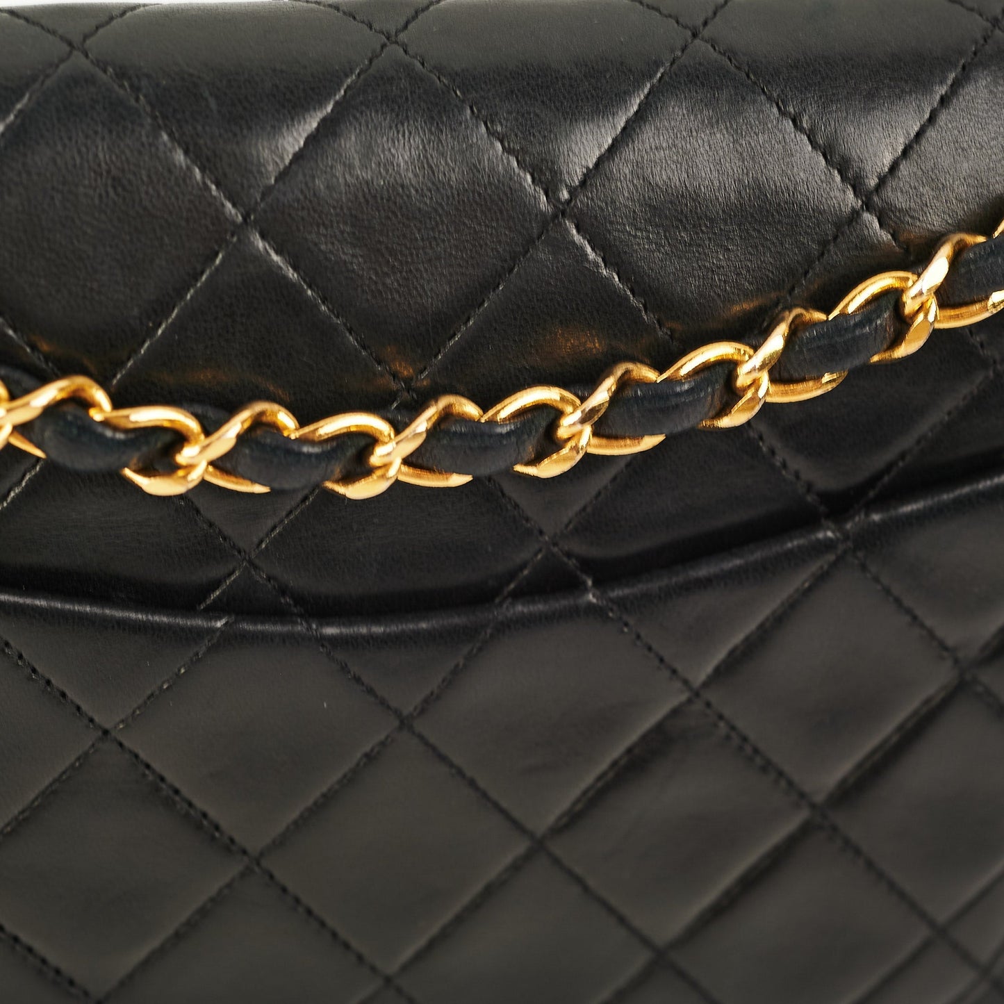 Chanel  Quilted Medium/Large Classic Flap Black