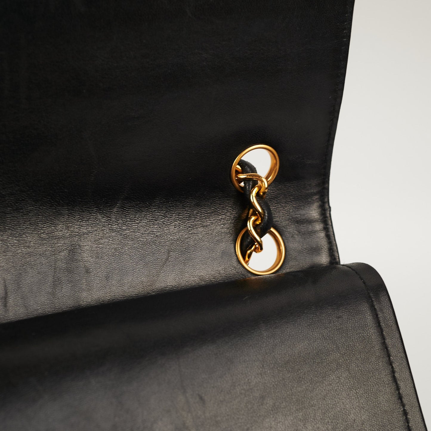 Chanel  Quilted Medium/Large Classic Flap Black
