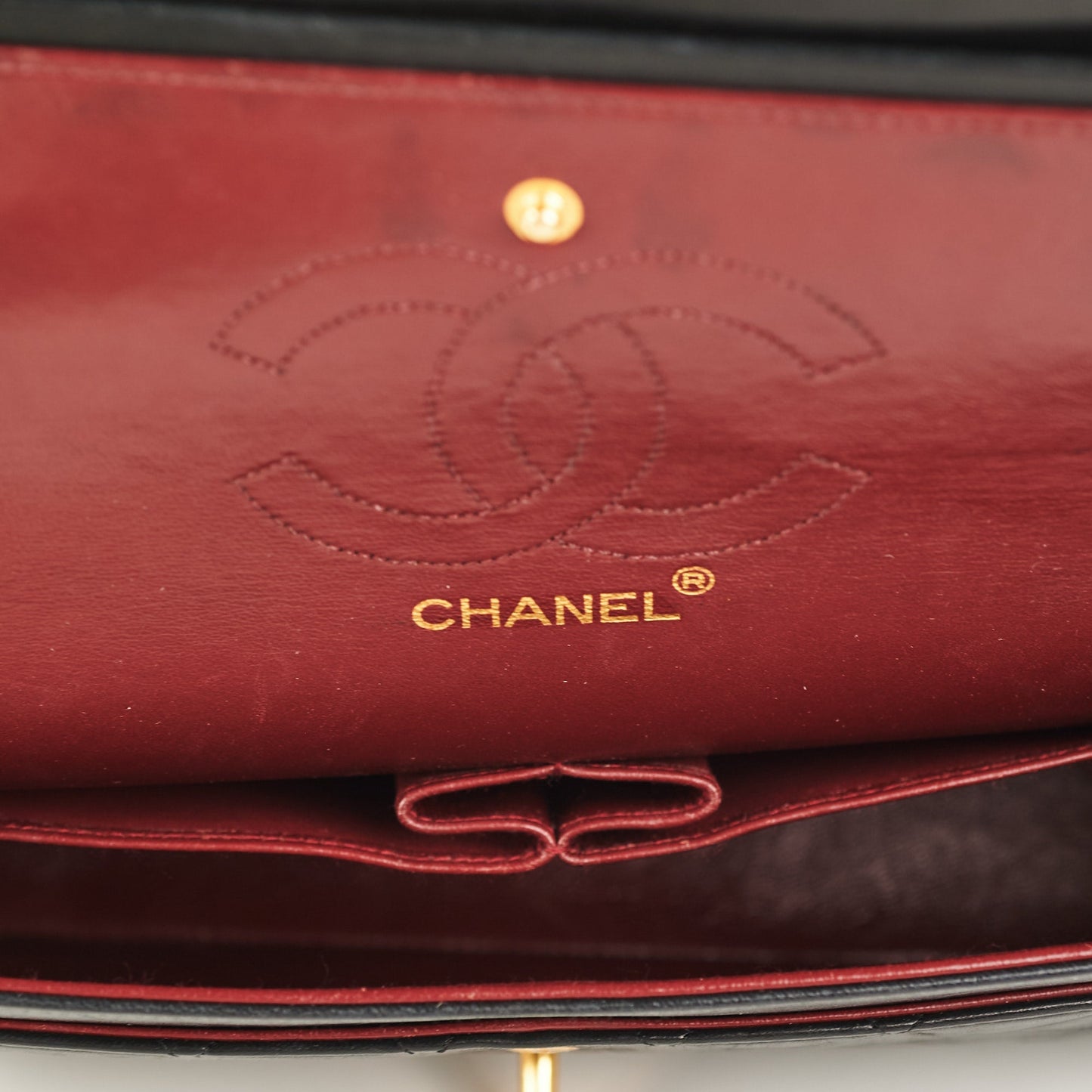 Chanel  Quilted Medium/Large Classic Flap Black