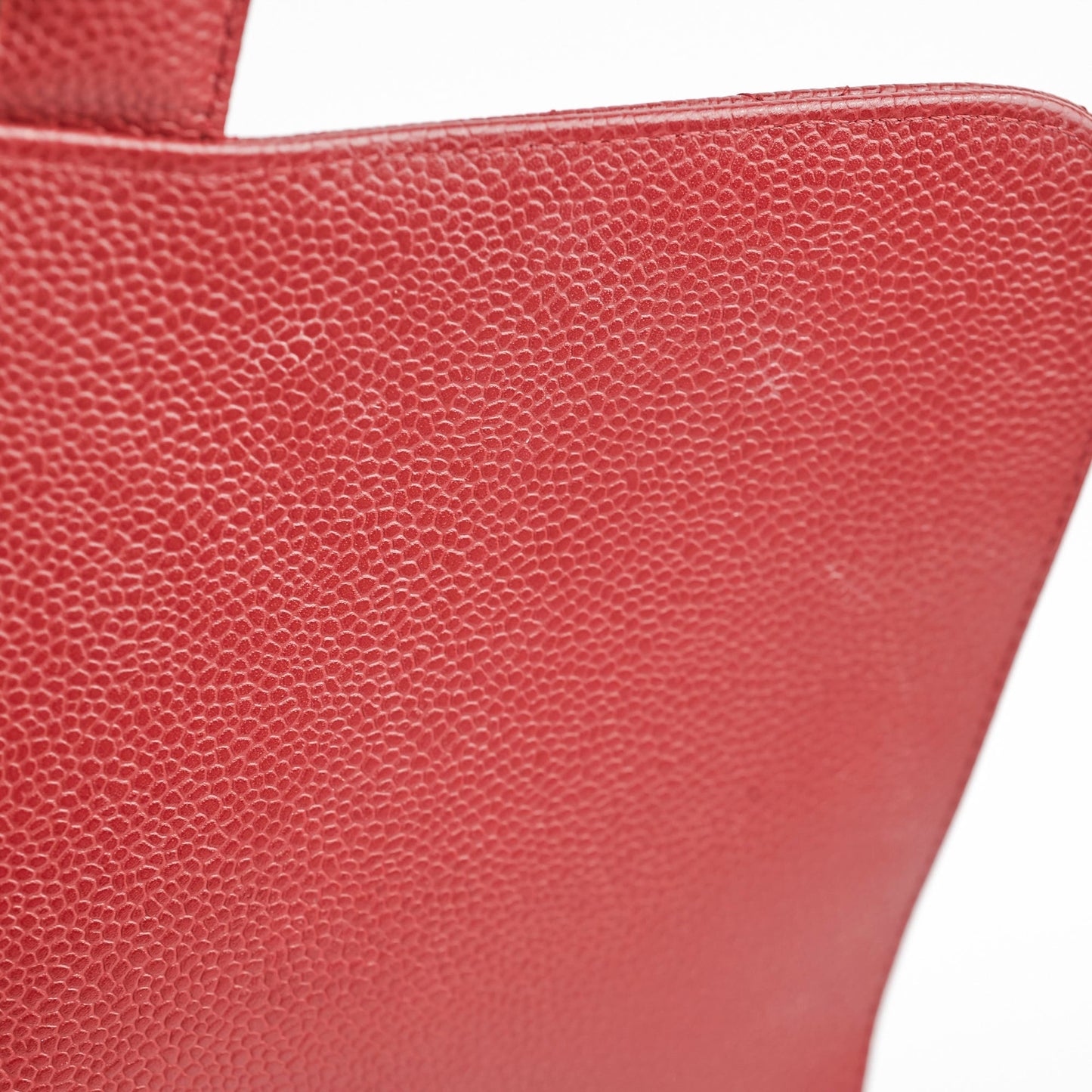 Chanel Classic Jumbo Single Flap Caviar Red - Series 12