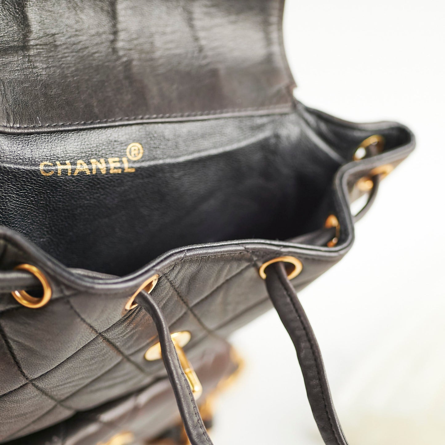 Chanel  Duma Backpack Black