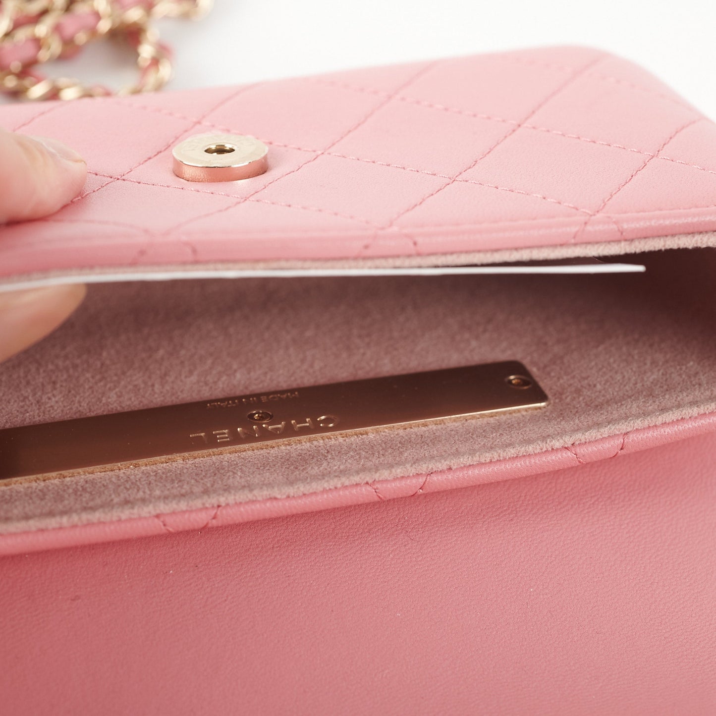 Chanel Seasonal Flap Pink Microchip