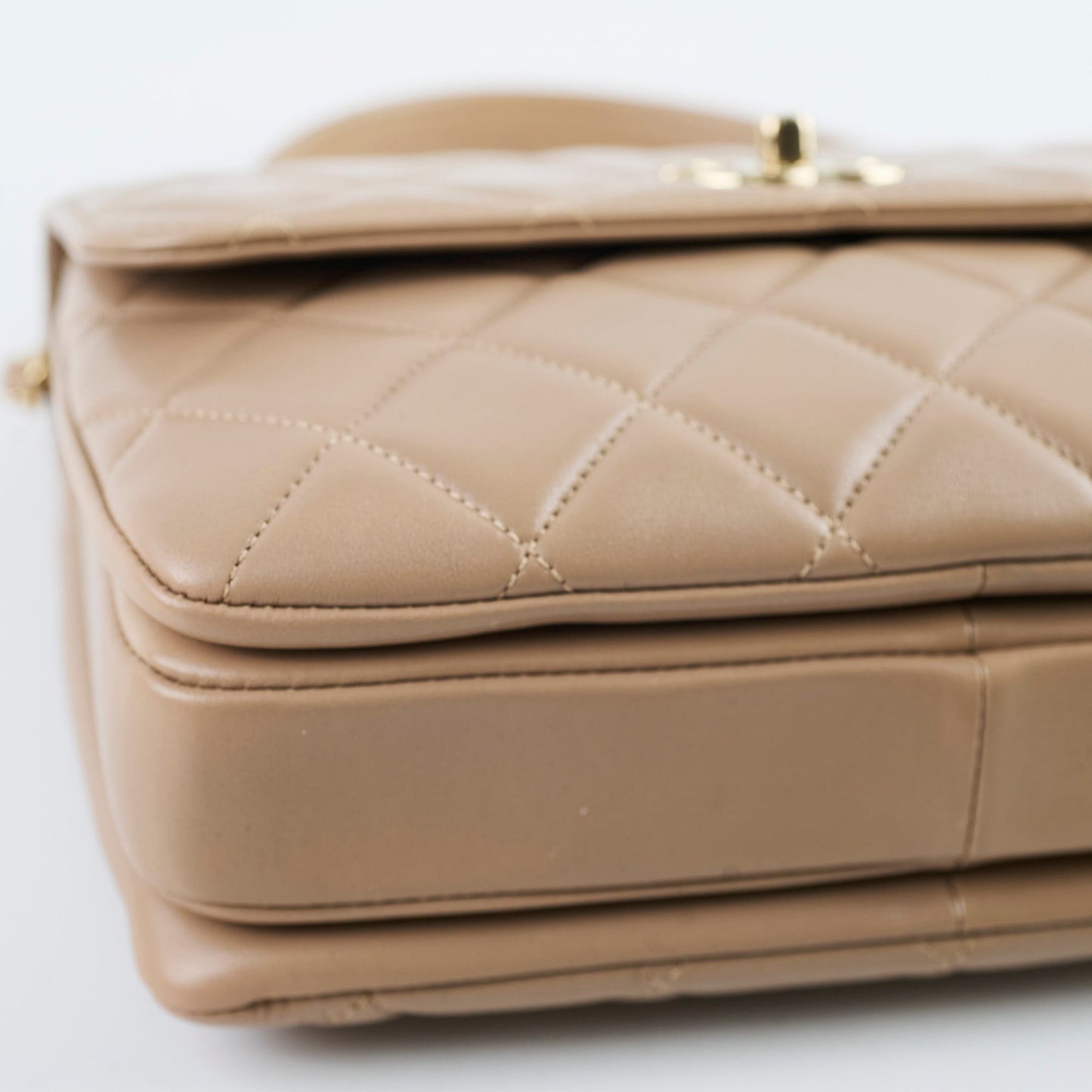 Chanel Small Trendy CC Lambskin Beige 23 Series