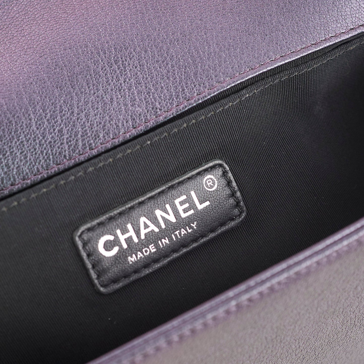 Chanel Old Medium Boy Iridescent Boy Bag
