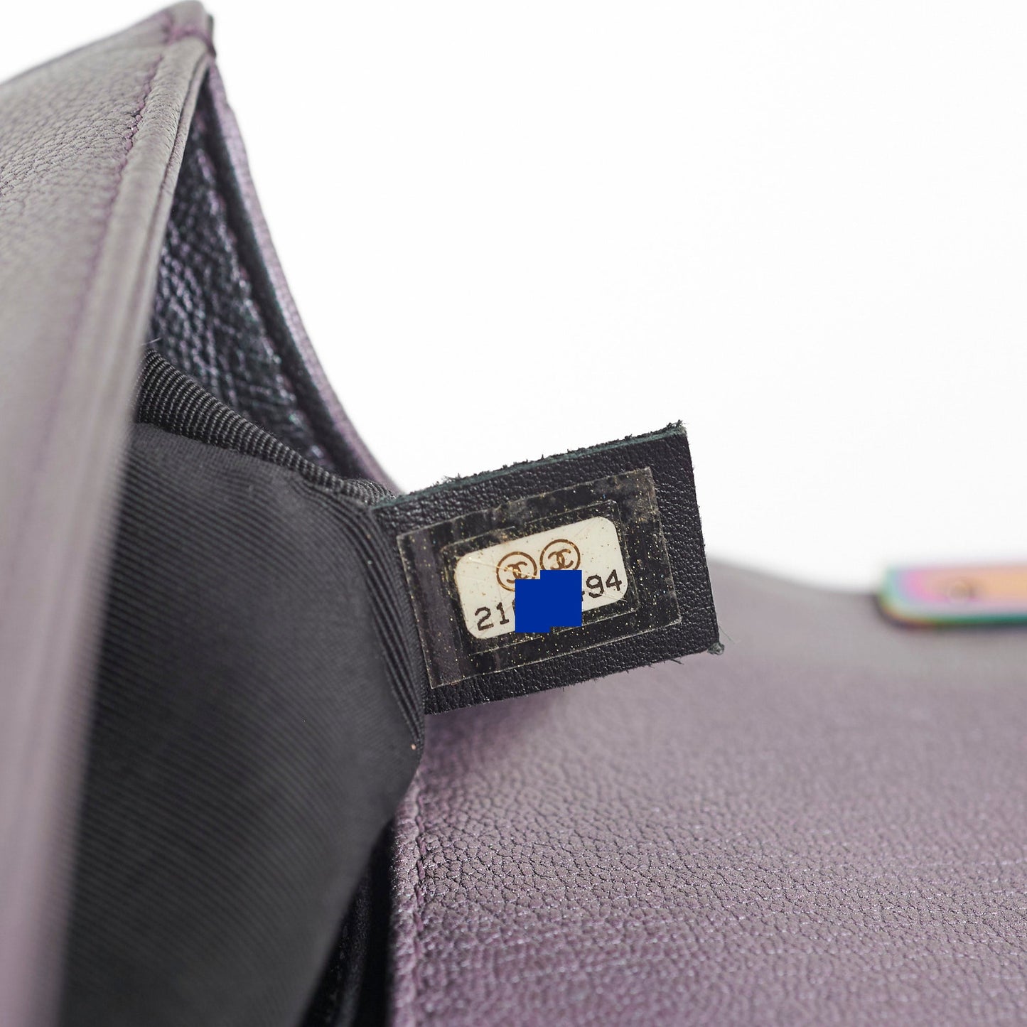 Chanel Old Medium Boy Iridescent Boy Bag