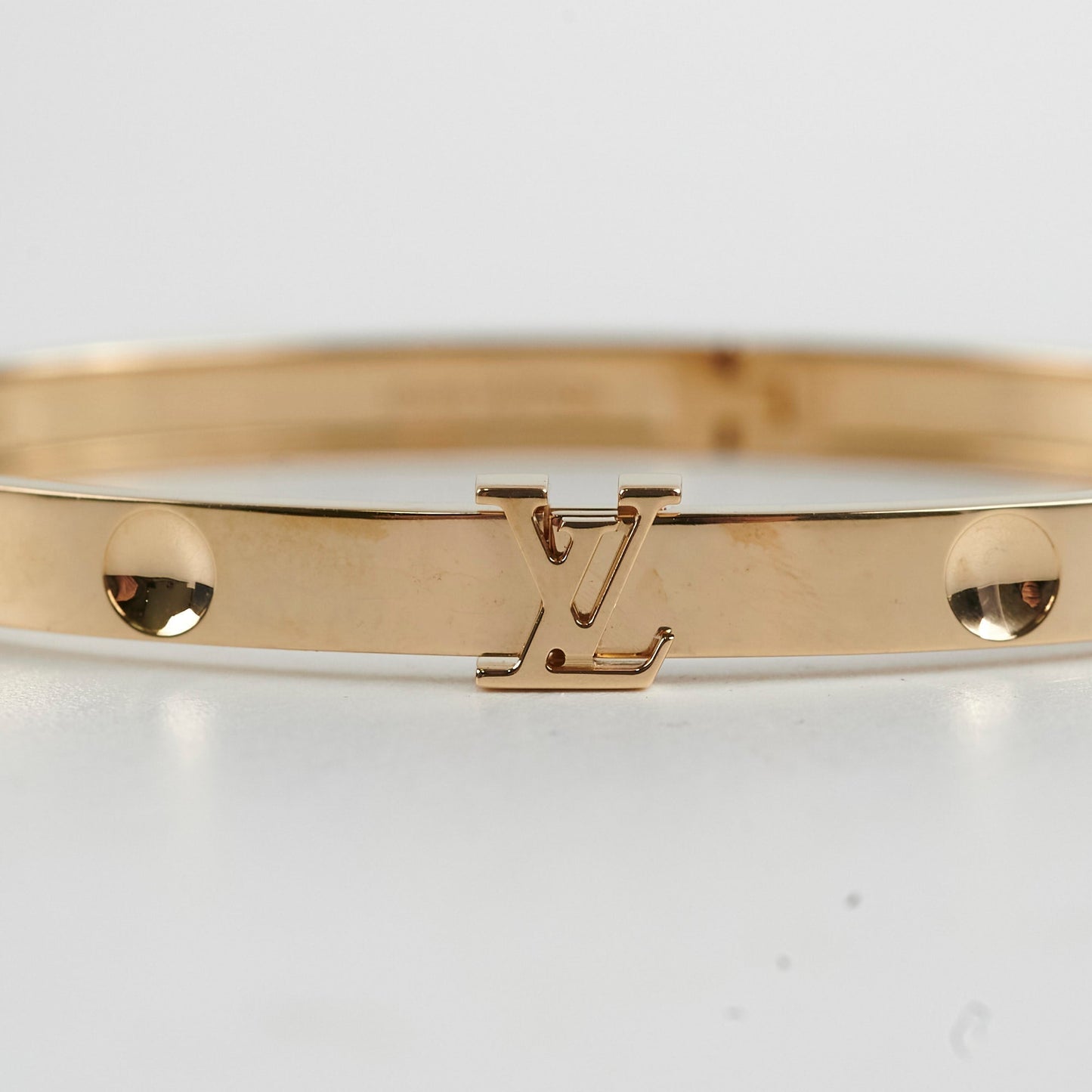 Louis Vuitton Empreinte Bangle Yellow Gold Size 17 (M)
