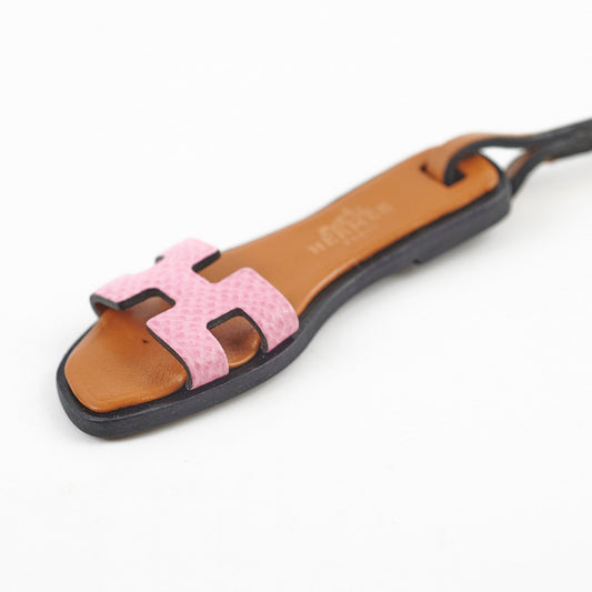 Hermes Oran Nano Bag Charm Pink