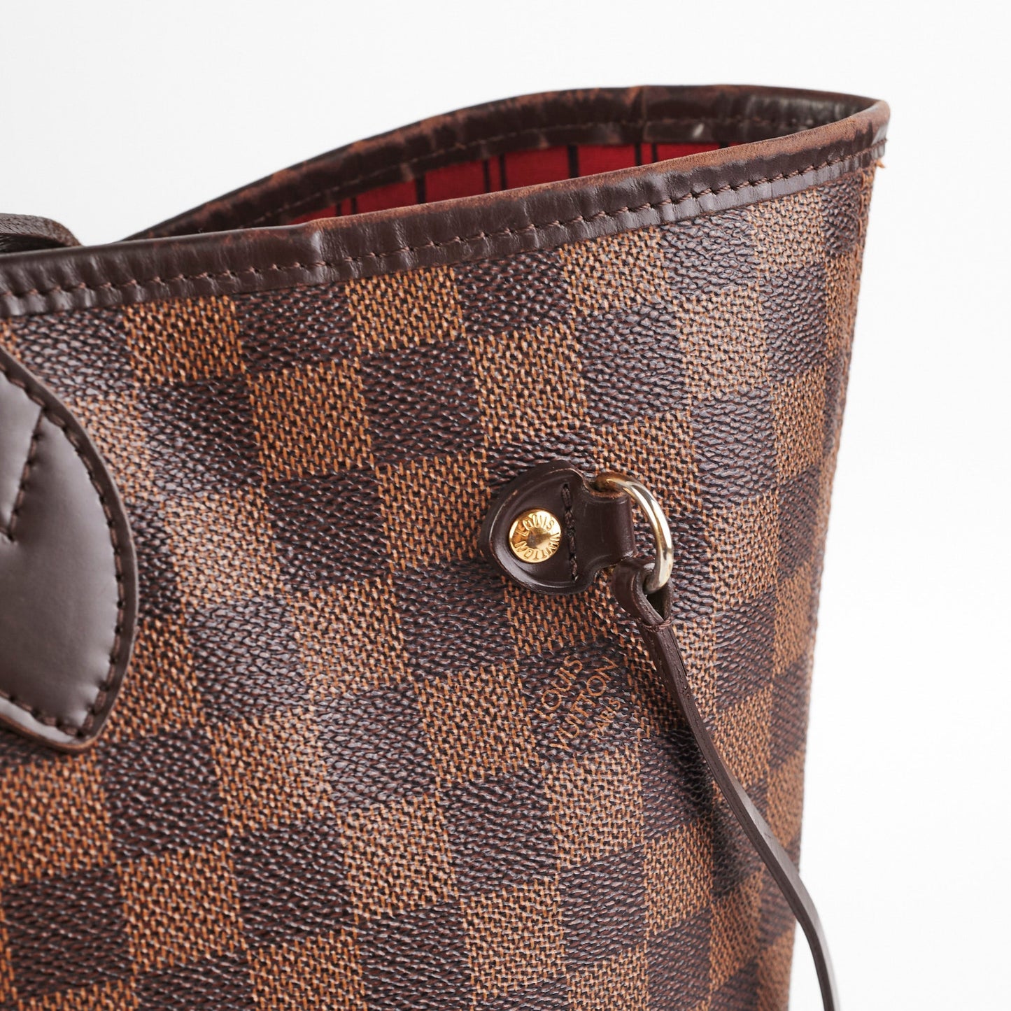 Louis Vuitton Neverfull MM Damier Ebene Shoulder Bag