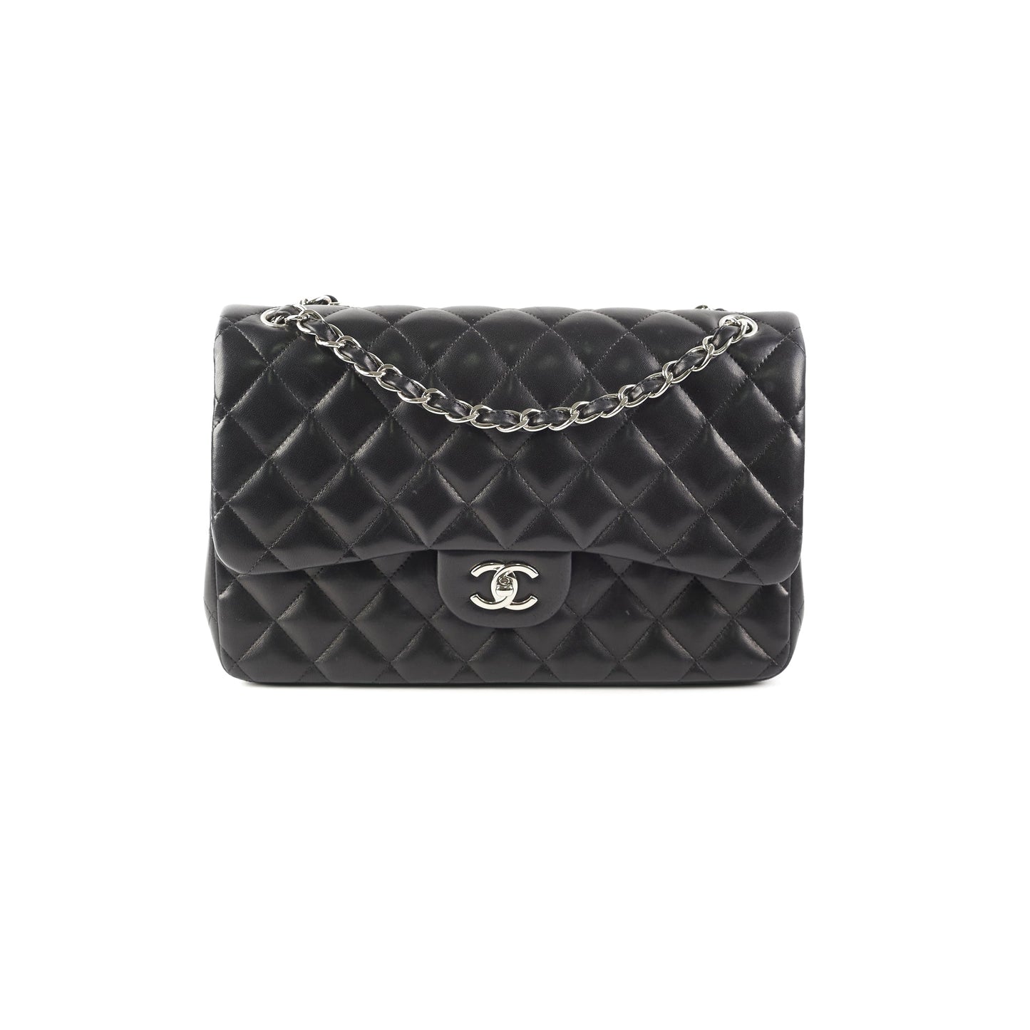 Chanel Jumbo Double Flap Lambskin Black