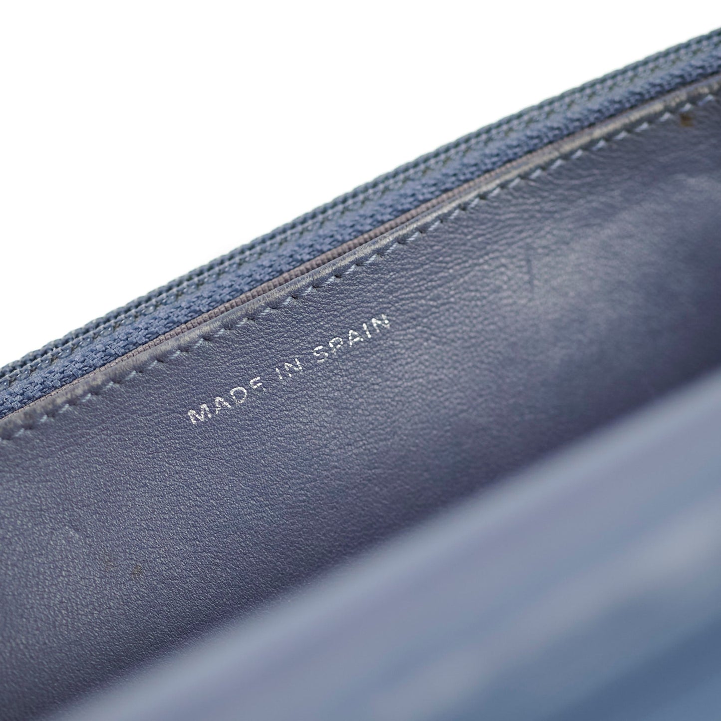 Chanel Wallet On Chain WOC Blue Lambskin Crossbody Bag