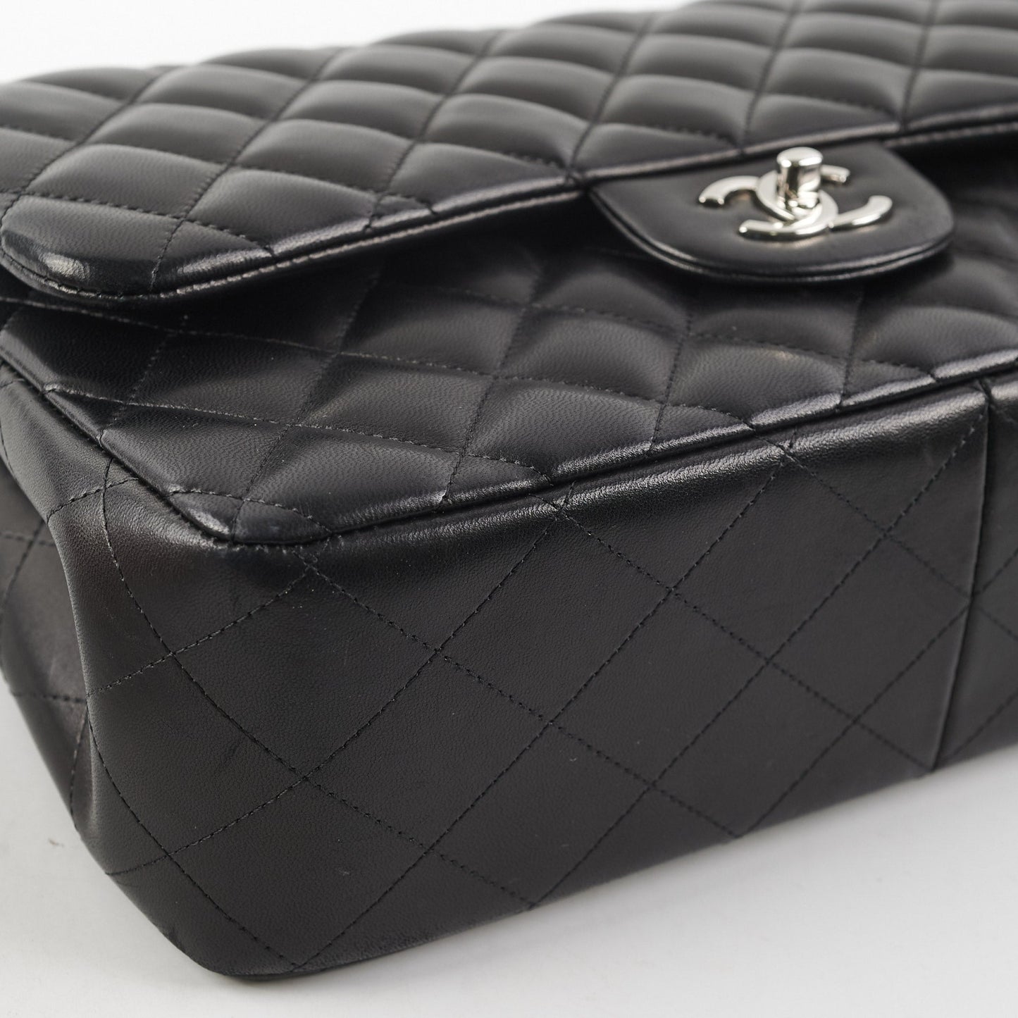 Chanel Jumbo Double Flap Lambskin Black