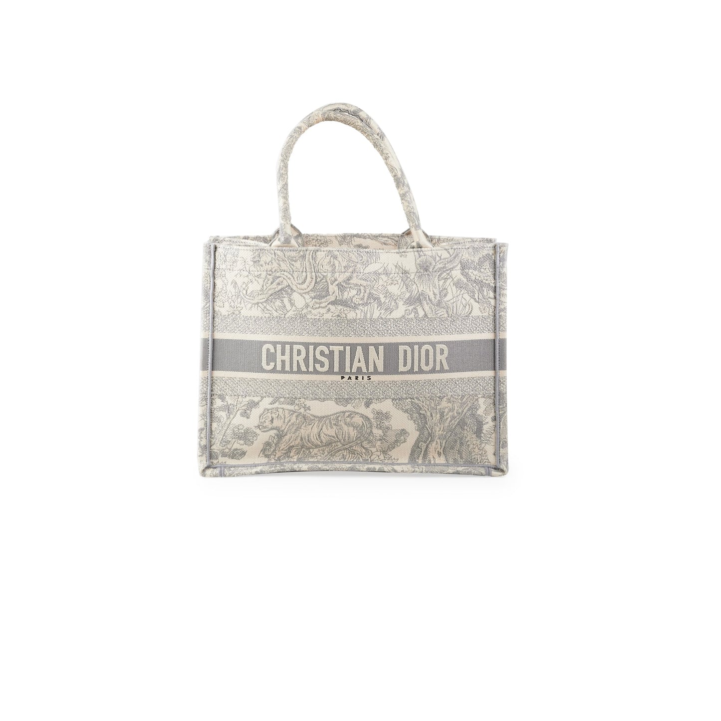 Dior Medium Book Tote Gray