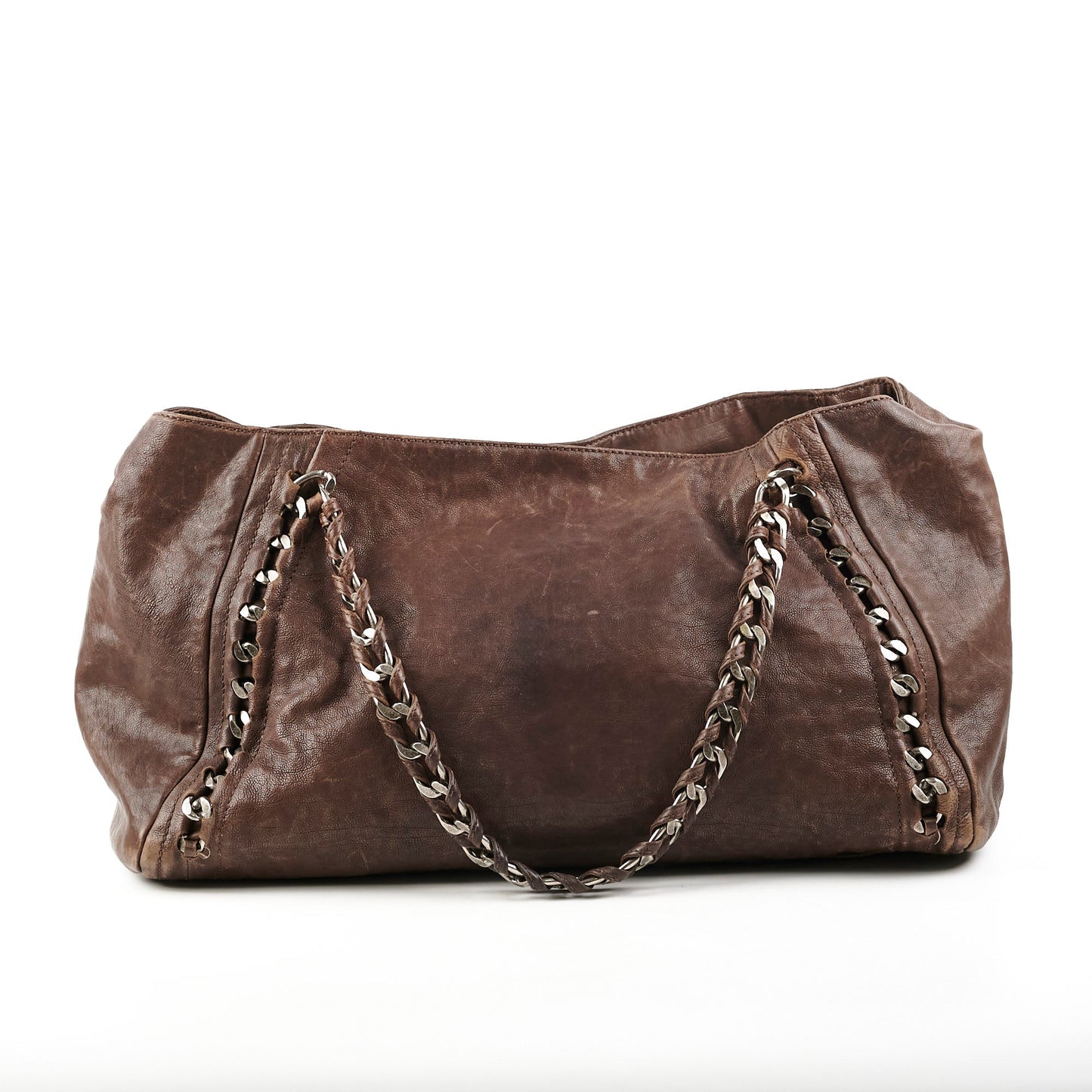 Chanel  Brown Leather Tote - Series 10