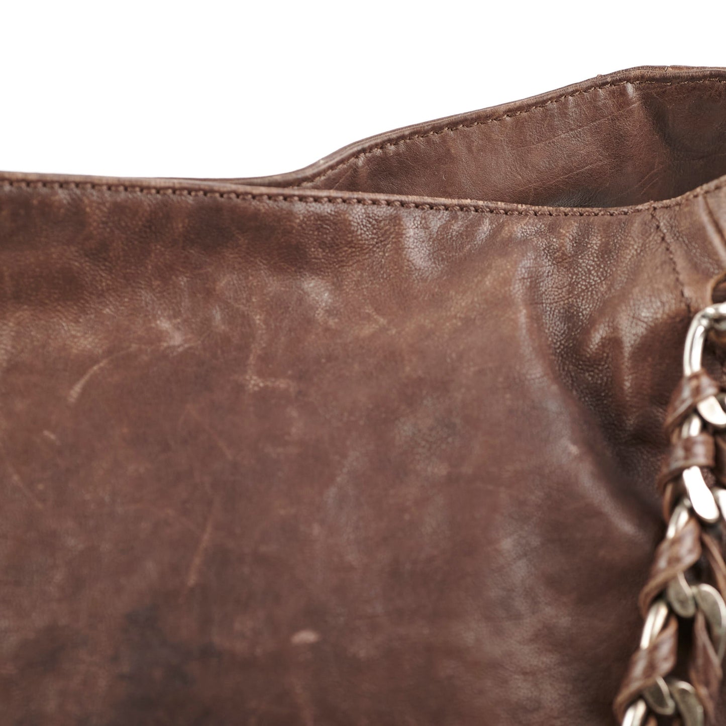 Chanel  Brown Leather Tote - Series 10