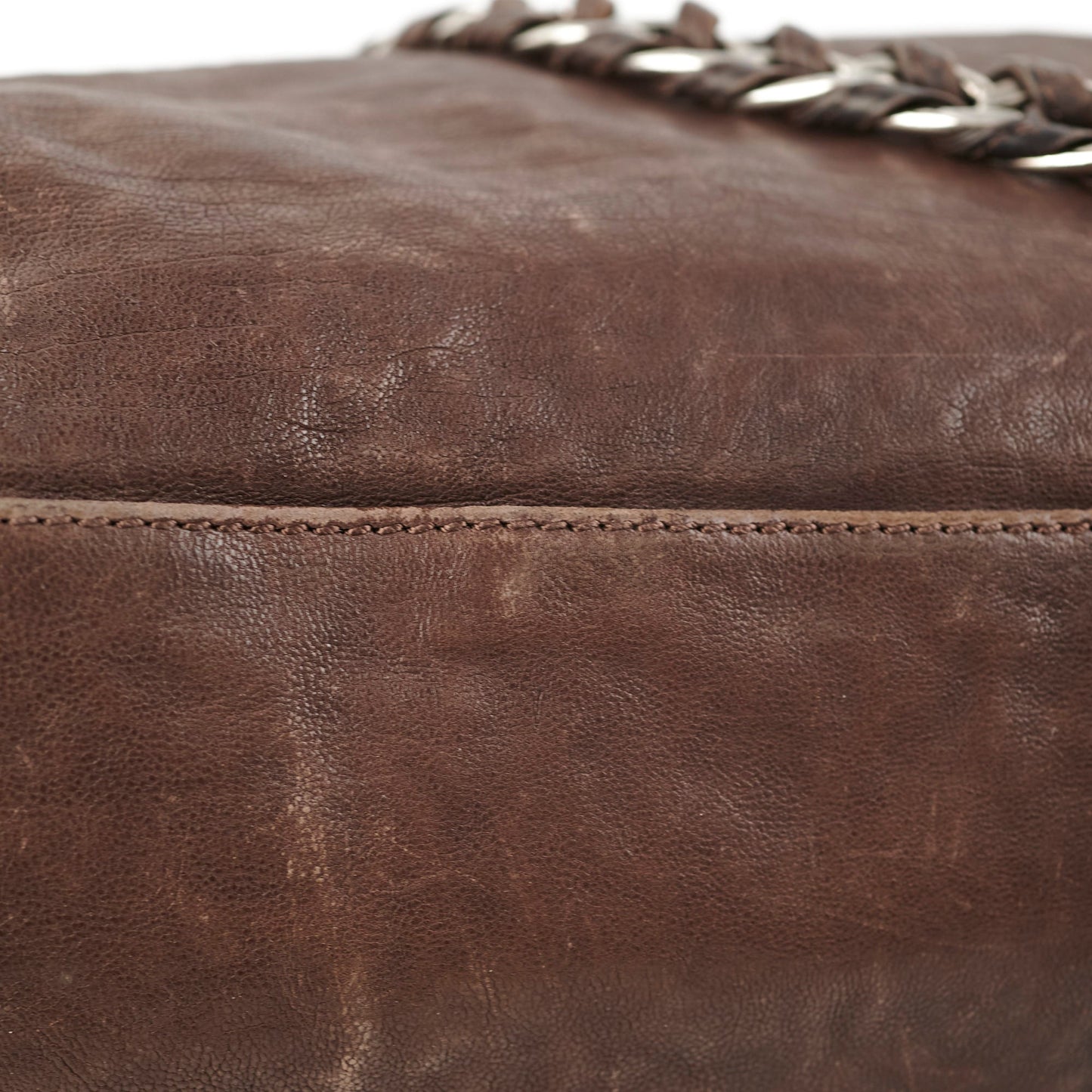 Chanel  Brown Leather Tote - Series 10