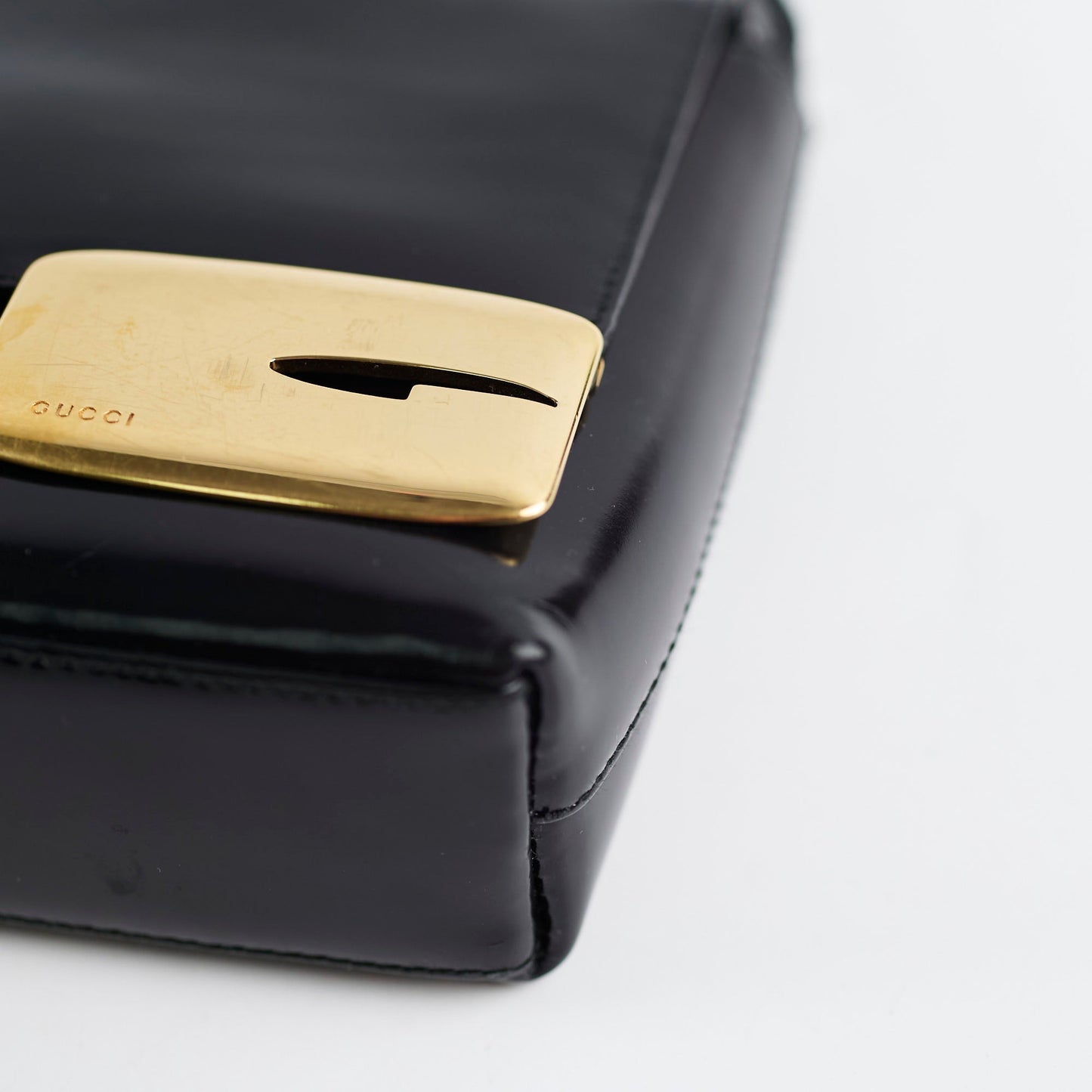 Gucci Vintage Shoulder Bag Black
