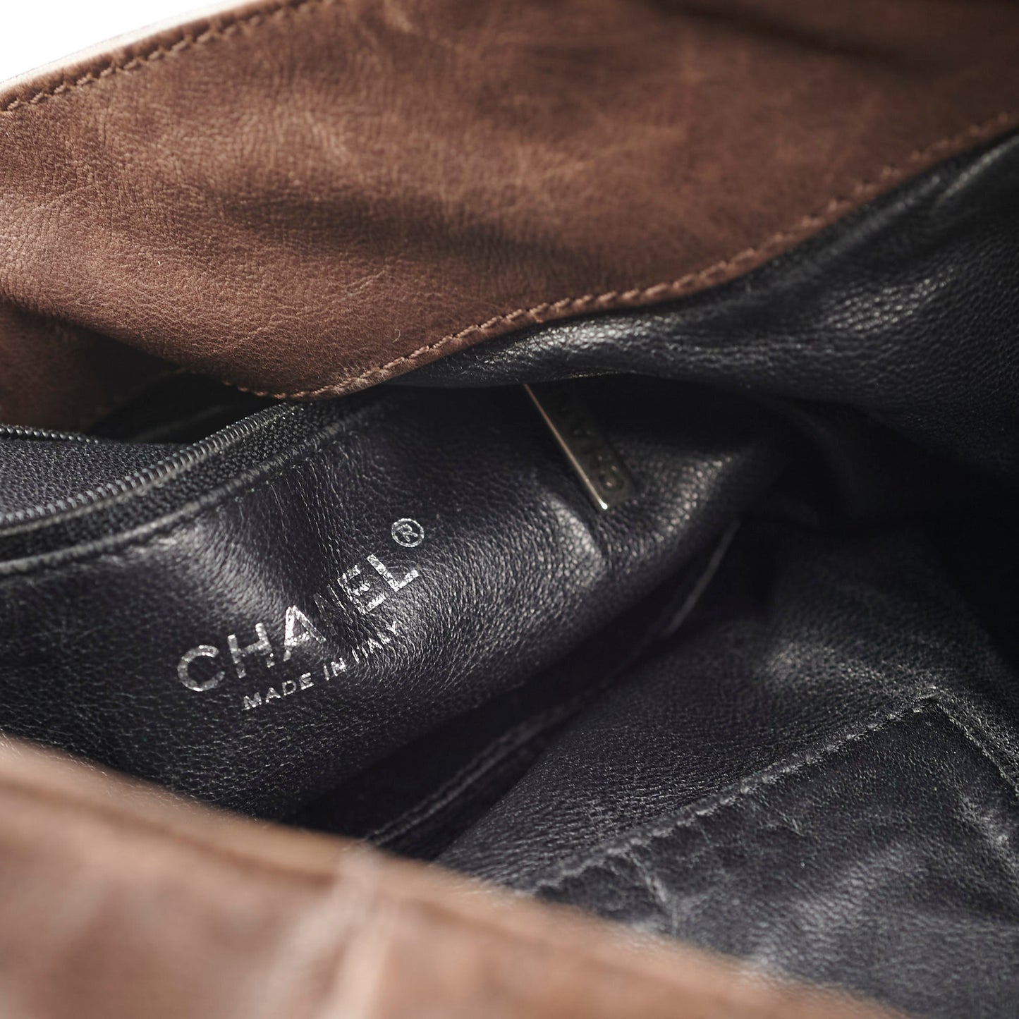 Chanel  Brown Leather Tote - Series 10